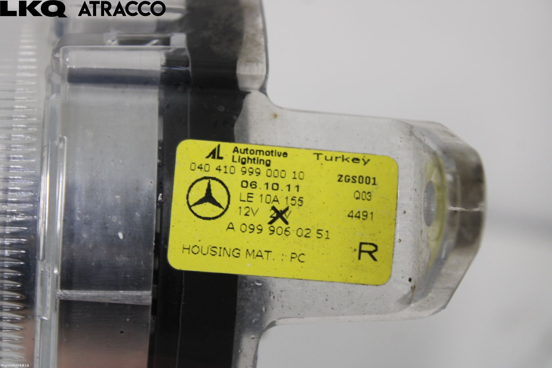 Mercedes-Benz MB B-KLASS (W246/W242) 12-19 Frontlykt-Kurve-Tåkelys