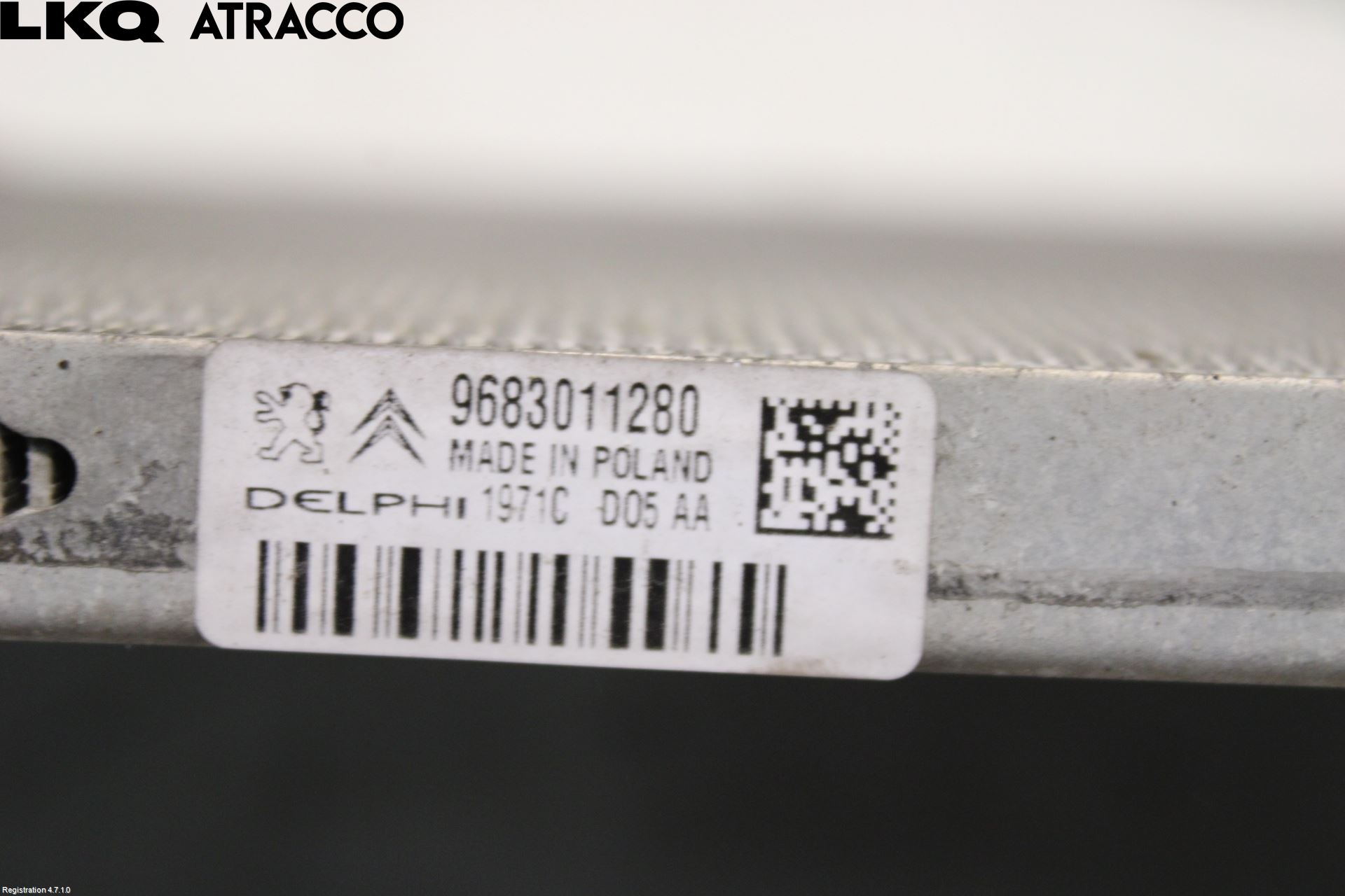 Peugeot 508 11-18 Varme Ac Kondenser-Kjøler