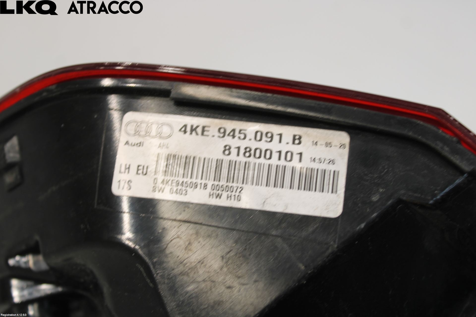 Audi E-TRON, S GE 19- Baklykt Venstre