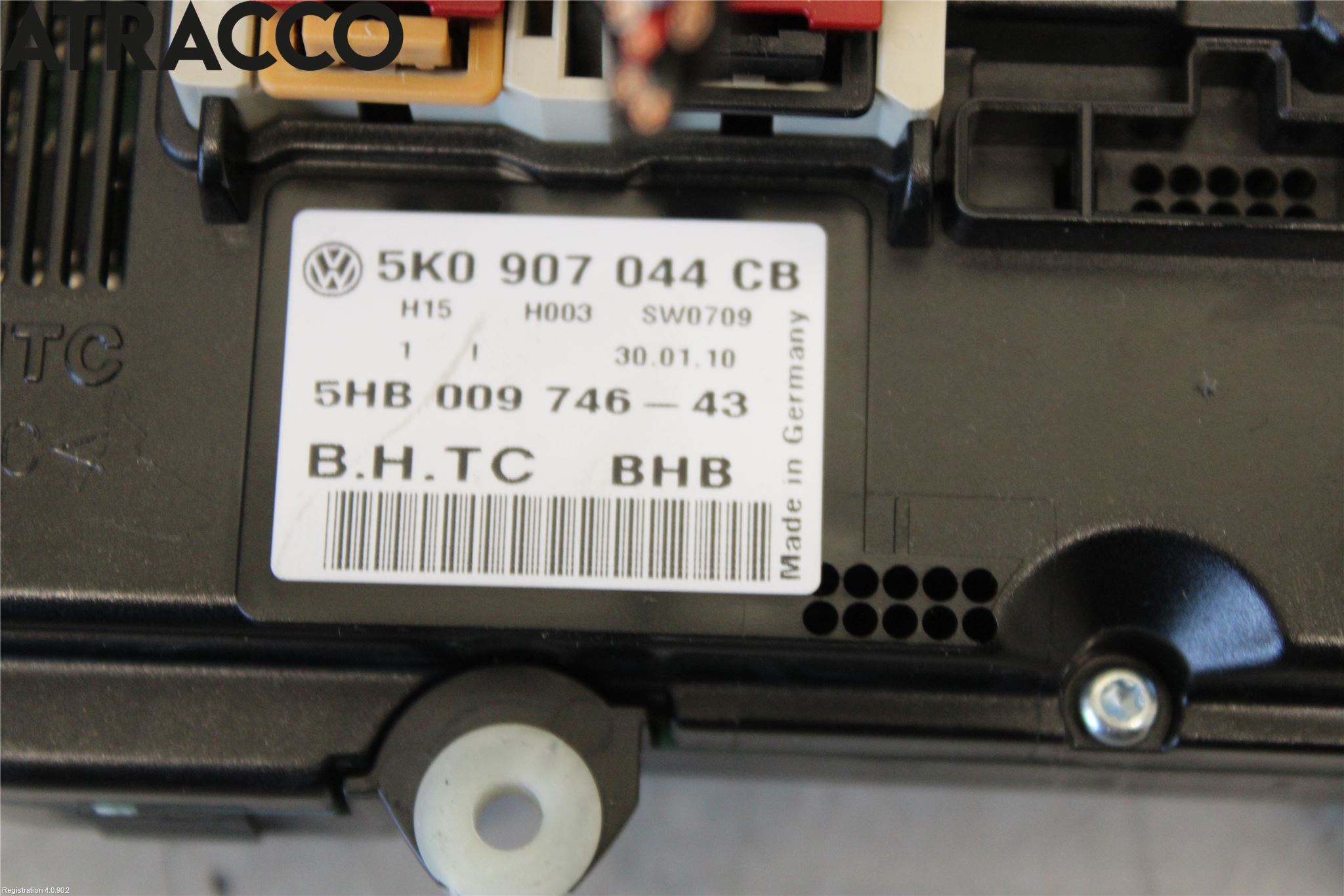 Volkswagen VW TIGUAN 07-16 Varme Ac Betjening-Display