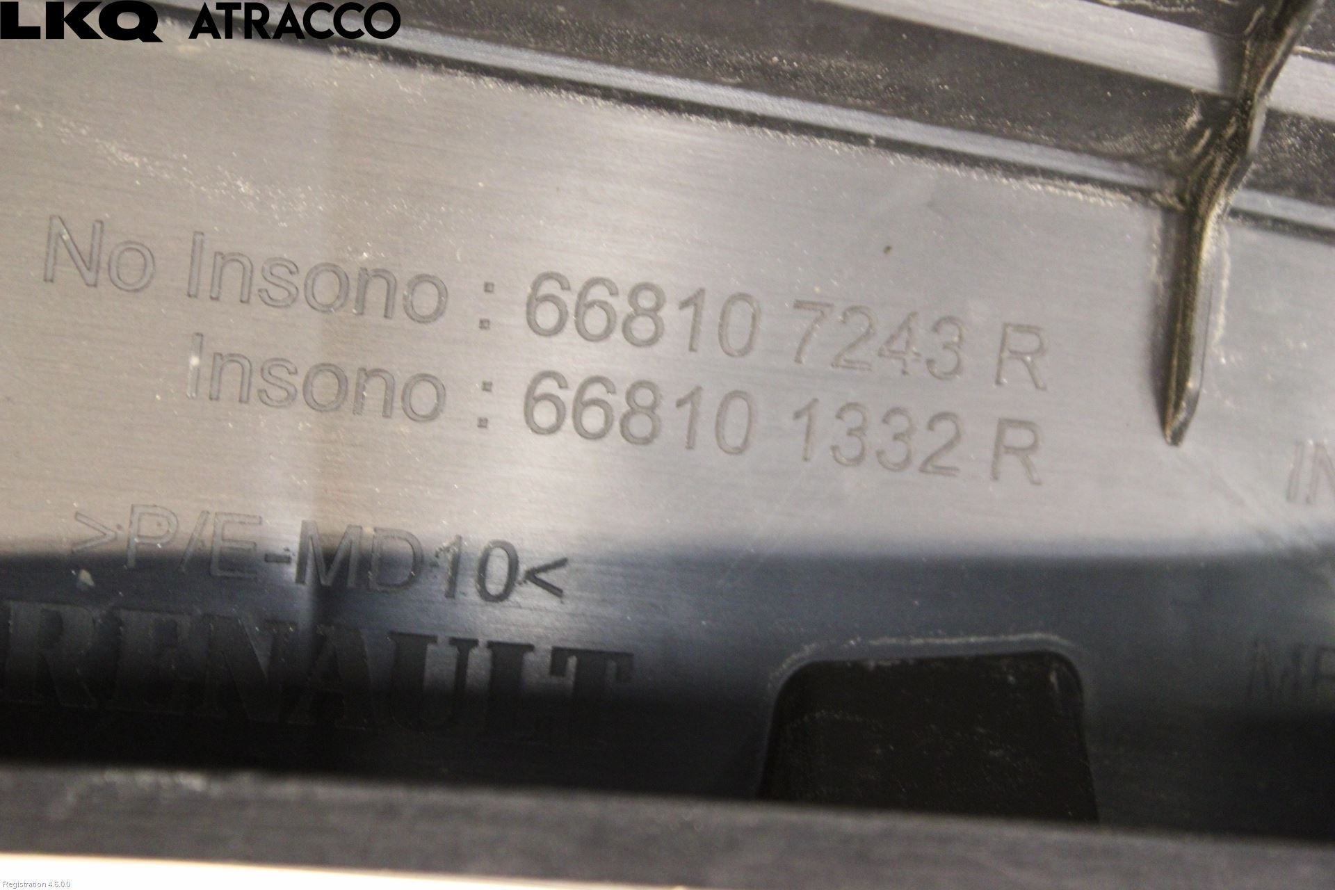 Renault KADJAR 15- Visker Deksel-Grill-Under Frr