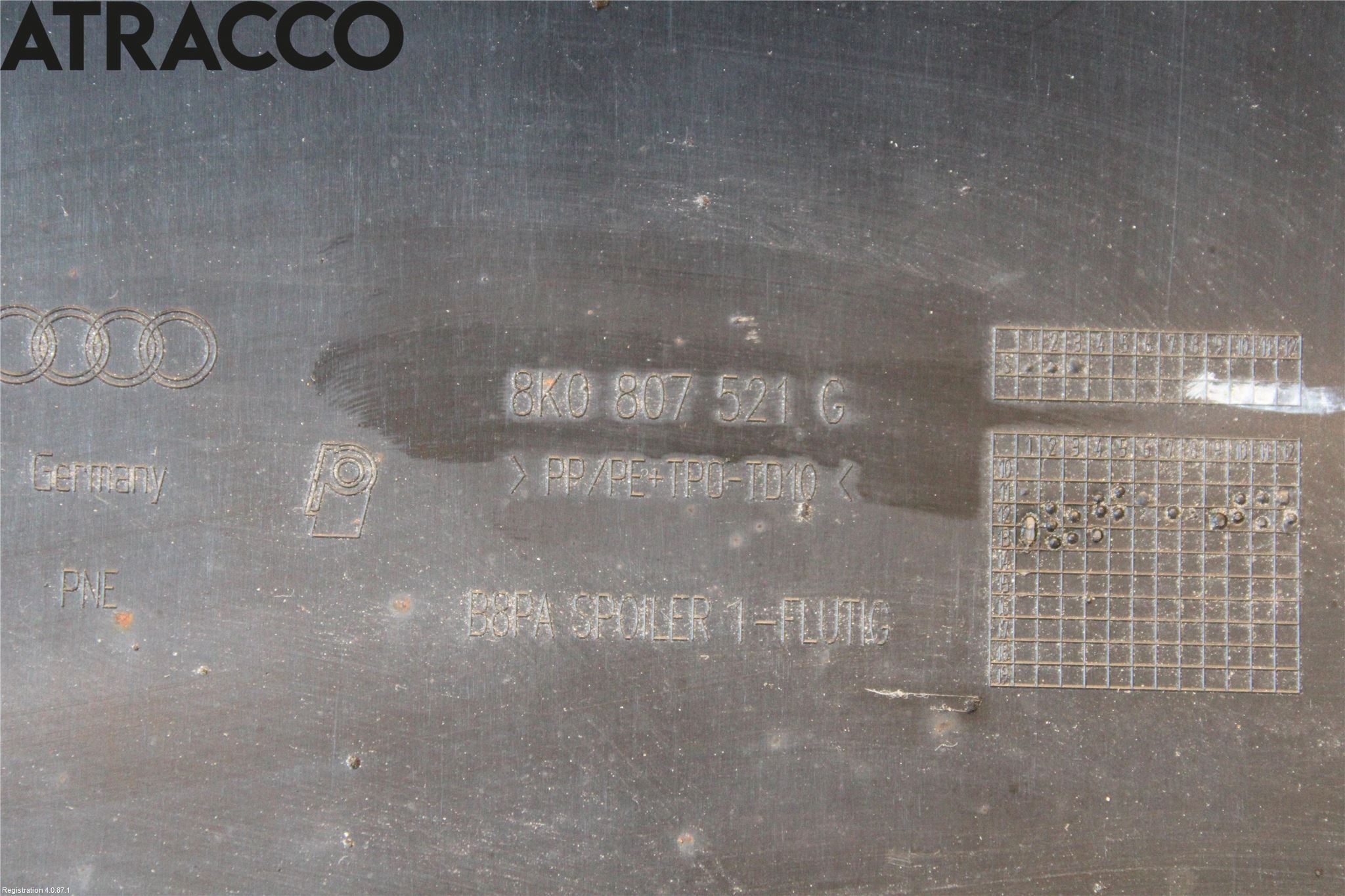 Audi A4/S4 08-11 Spoiler Bak