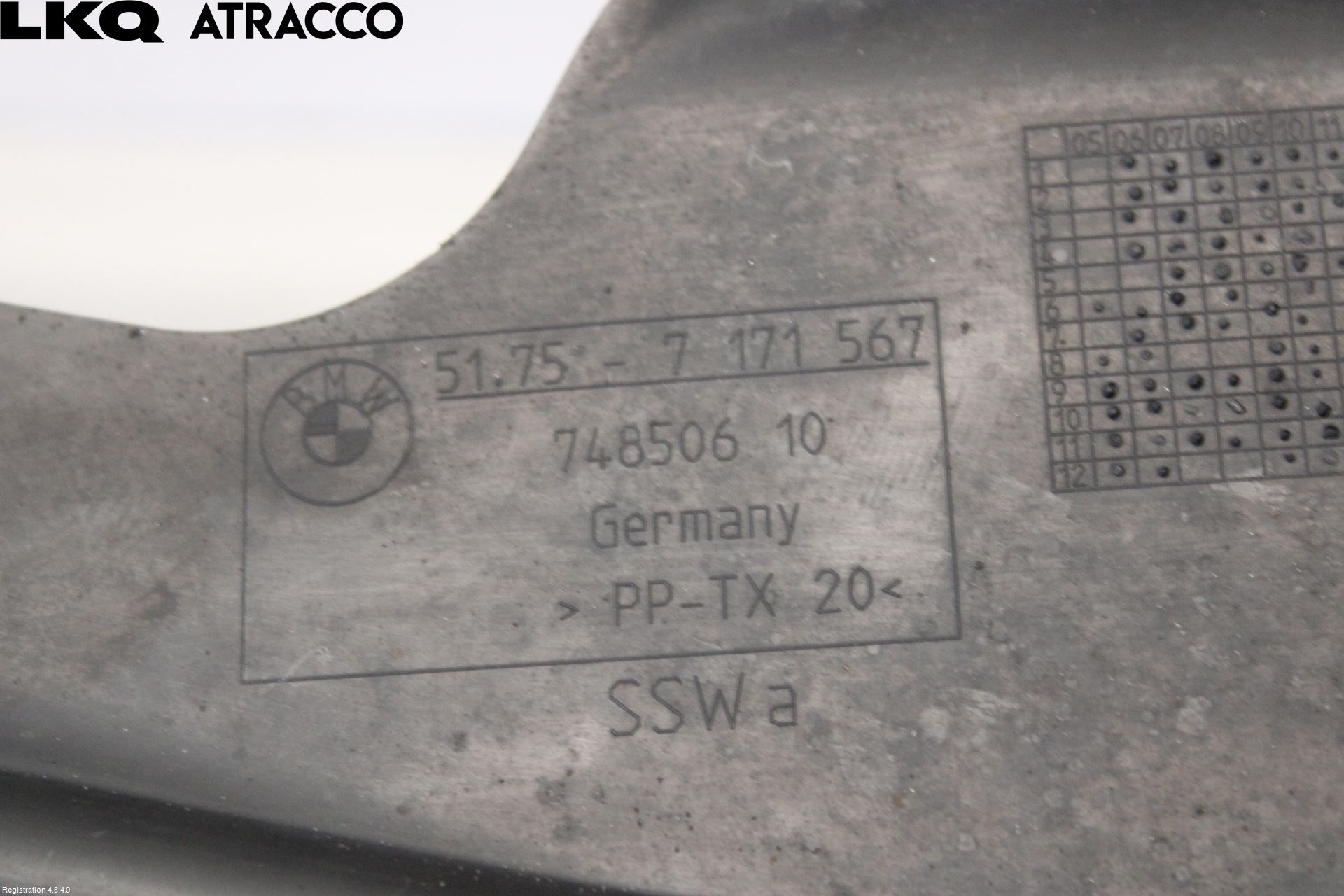 BMW X1 E84 10-15 Bunnplate U Motor-Gear-Dørk