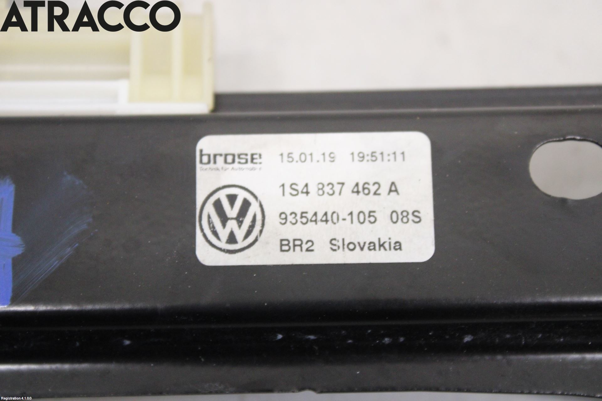 Volkswagen VW UP! / E-UP! Vindusheis