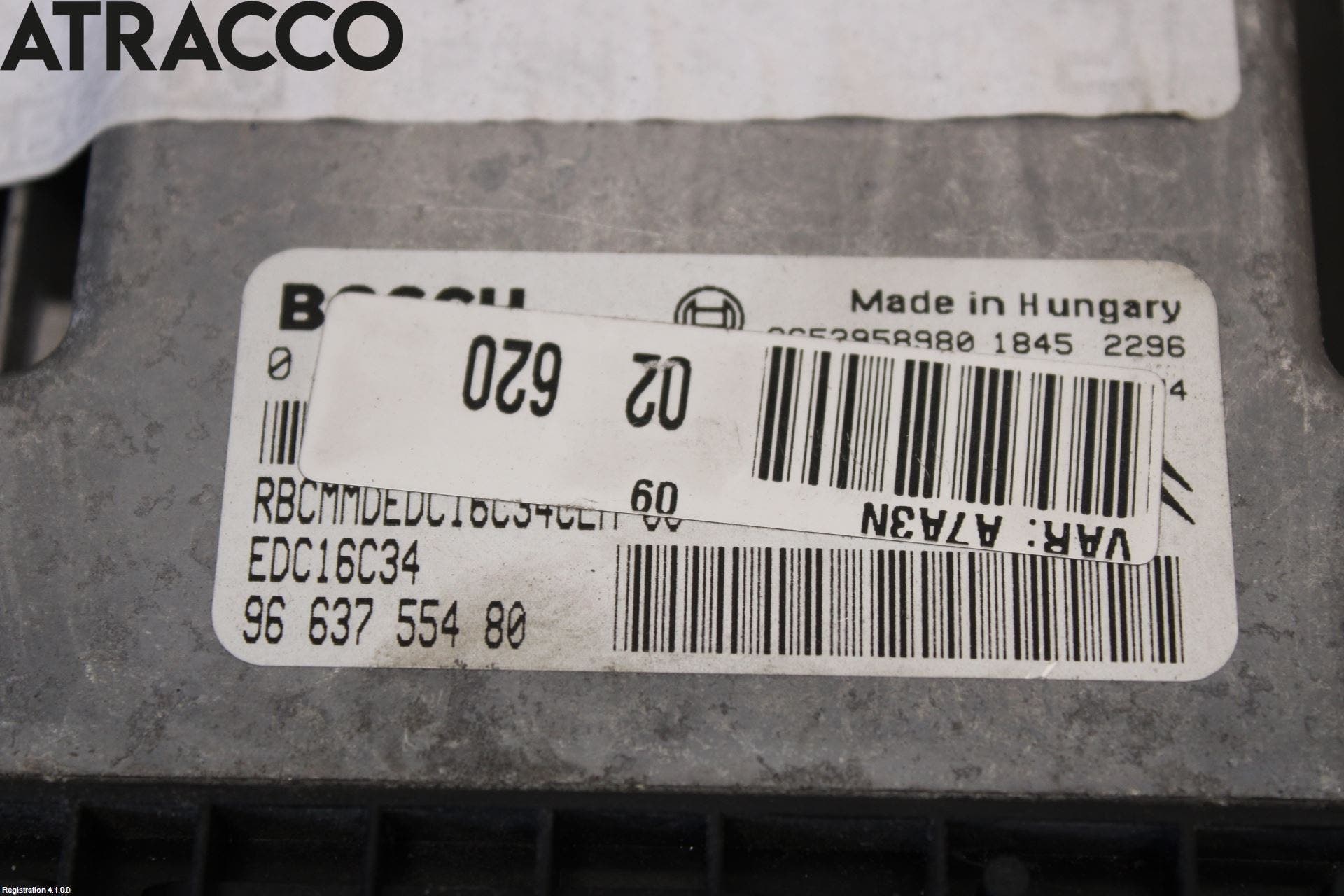 Peugeot 207 Styreenhet Innsprøytning