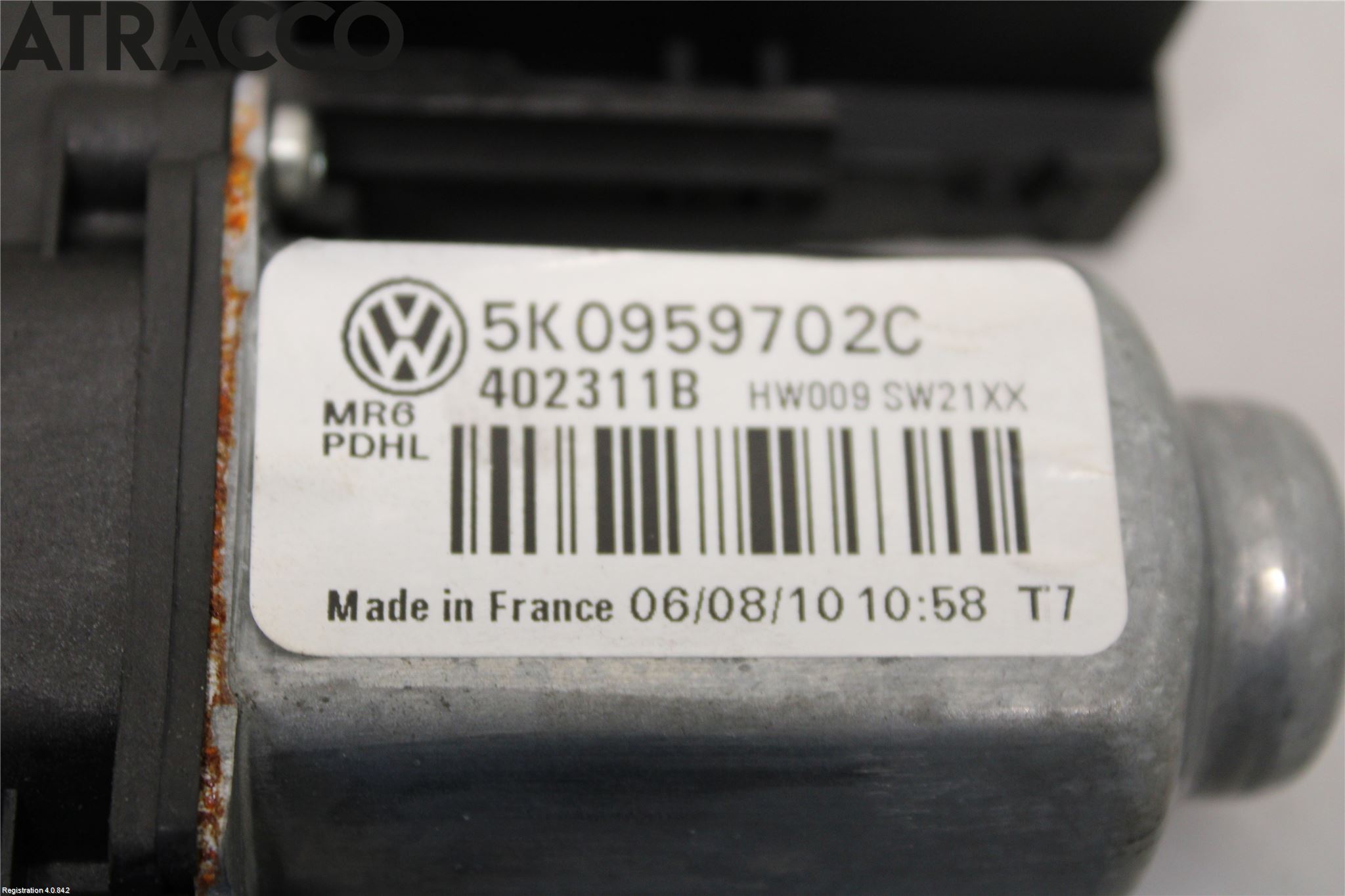 Volkswagen VW GOLF VI 09-13 Vindusheismotor