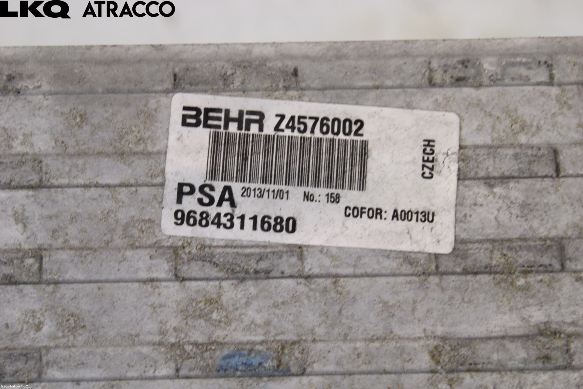 Citroen C3 PICASSO Intercooler Radiator