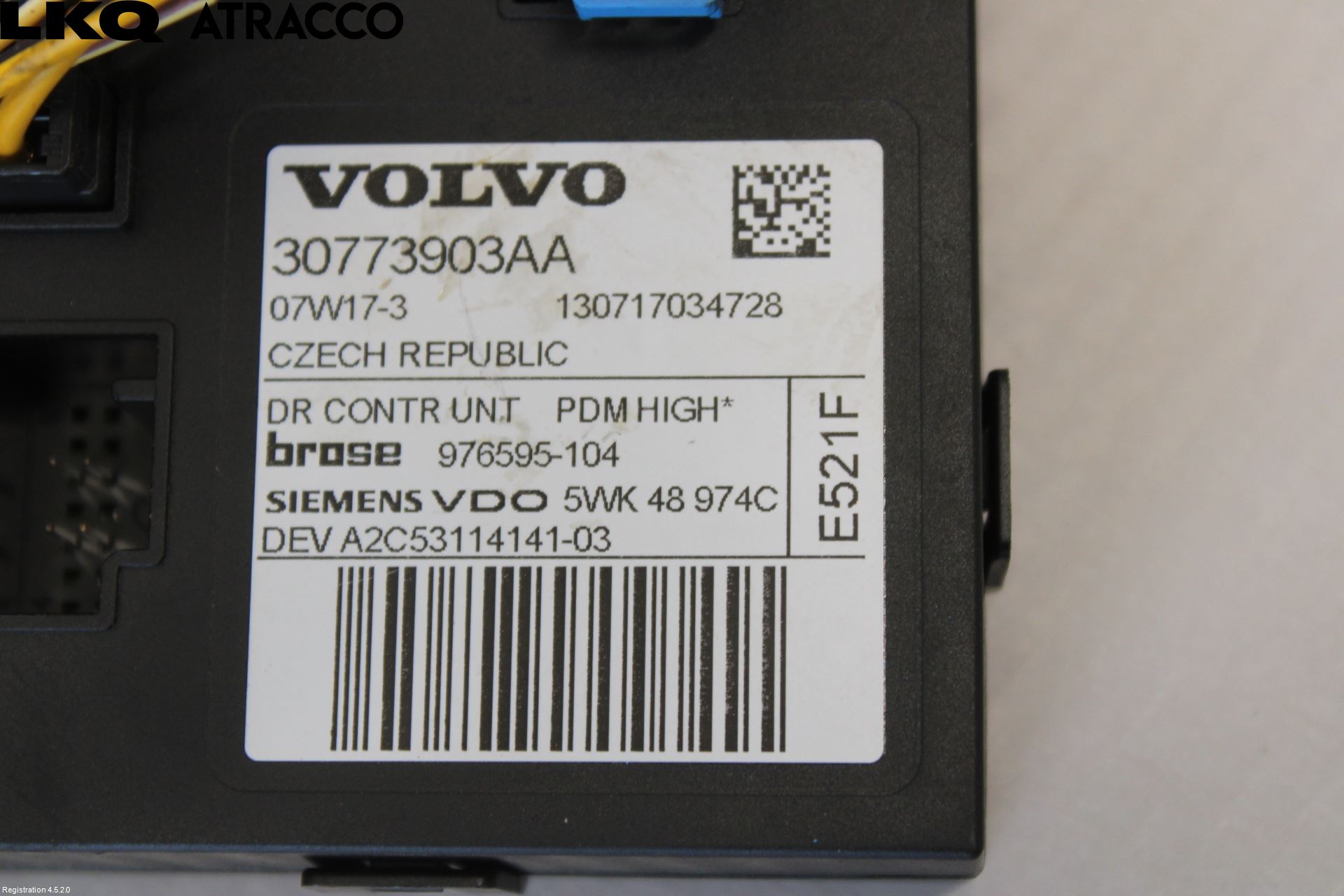 Volvo C30 07-10 Vindusheismotor