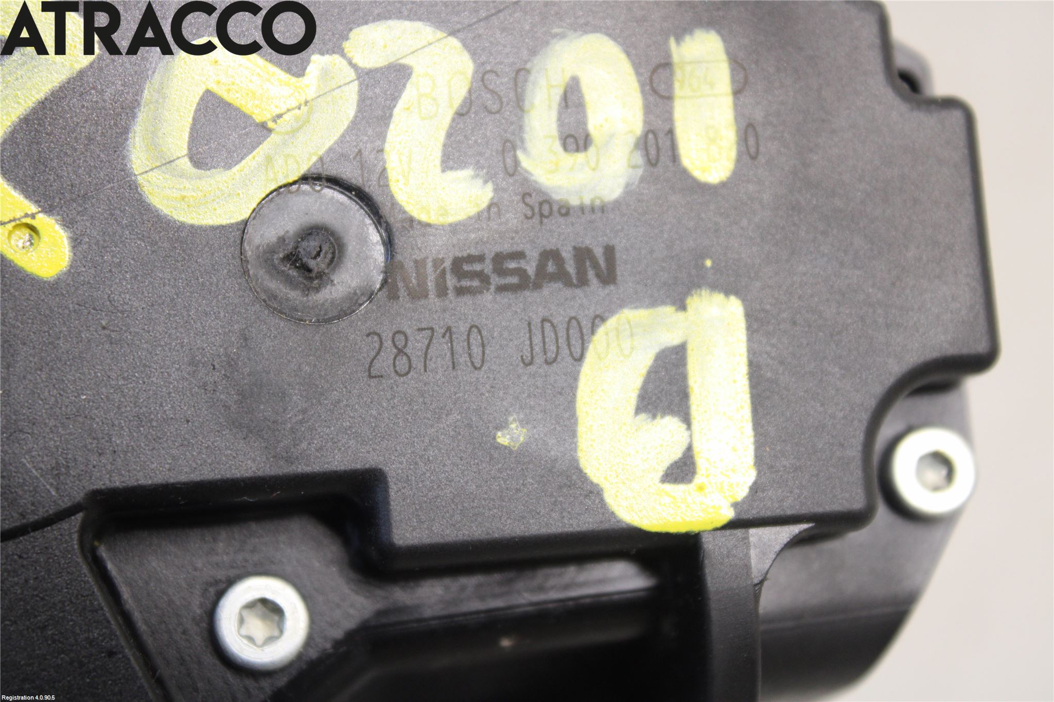 Nissan QASHQAI+2  10-14 Viskermotor Bakluke