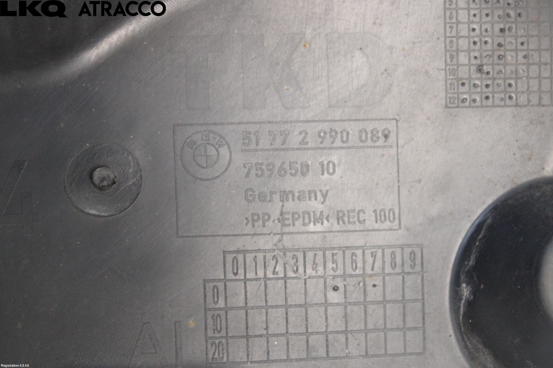 BMW X1 E84 10-15 Skjerm Indre