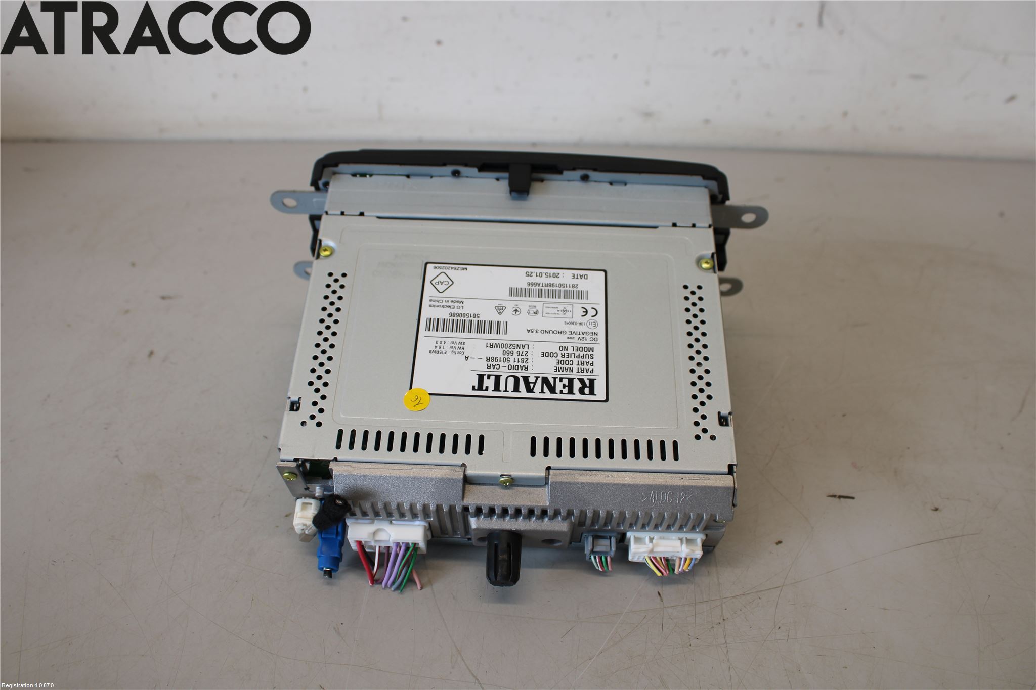 Renault CAPTUR 13-19 Stereo Radio