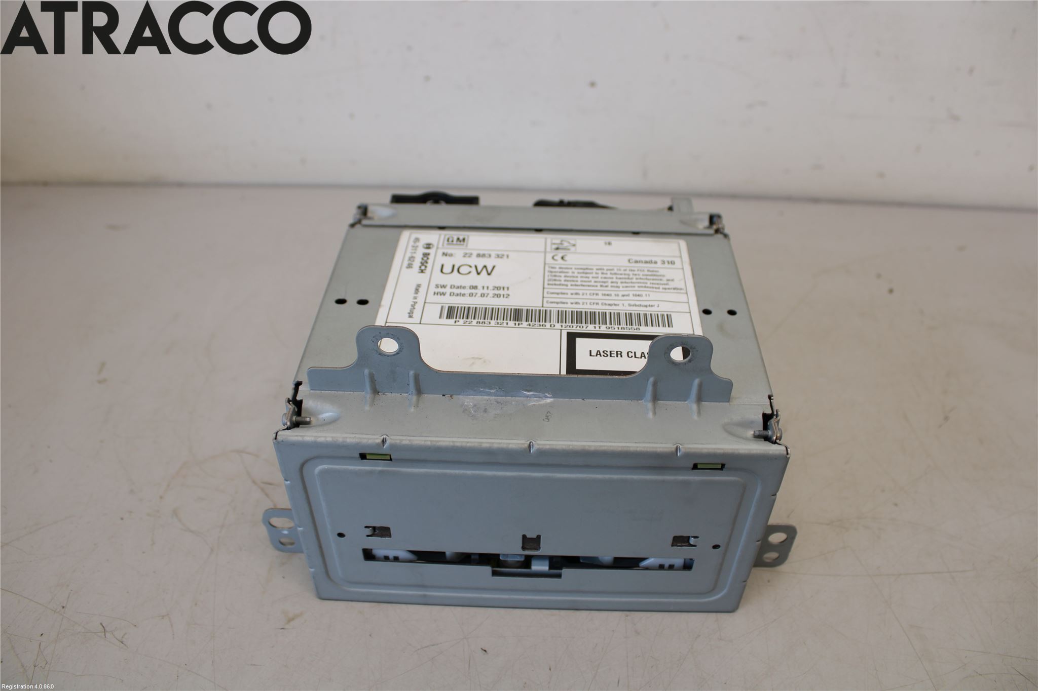 Opel ZAFIRA C 12-19 Stereo Radio Med Cd