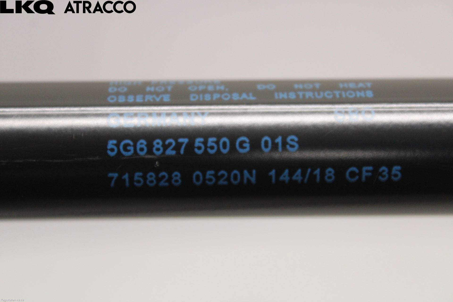 Volkswagen VW GOLF / E-GOLF VII 13-20 Bakluke Demper-Gassfjær