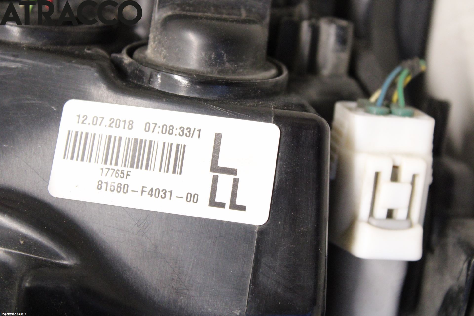 Toyota C-HR 16-23 Baklykt Venstre