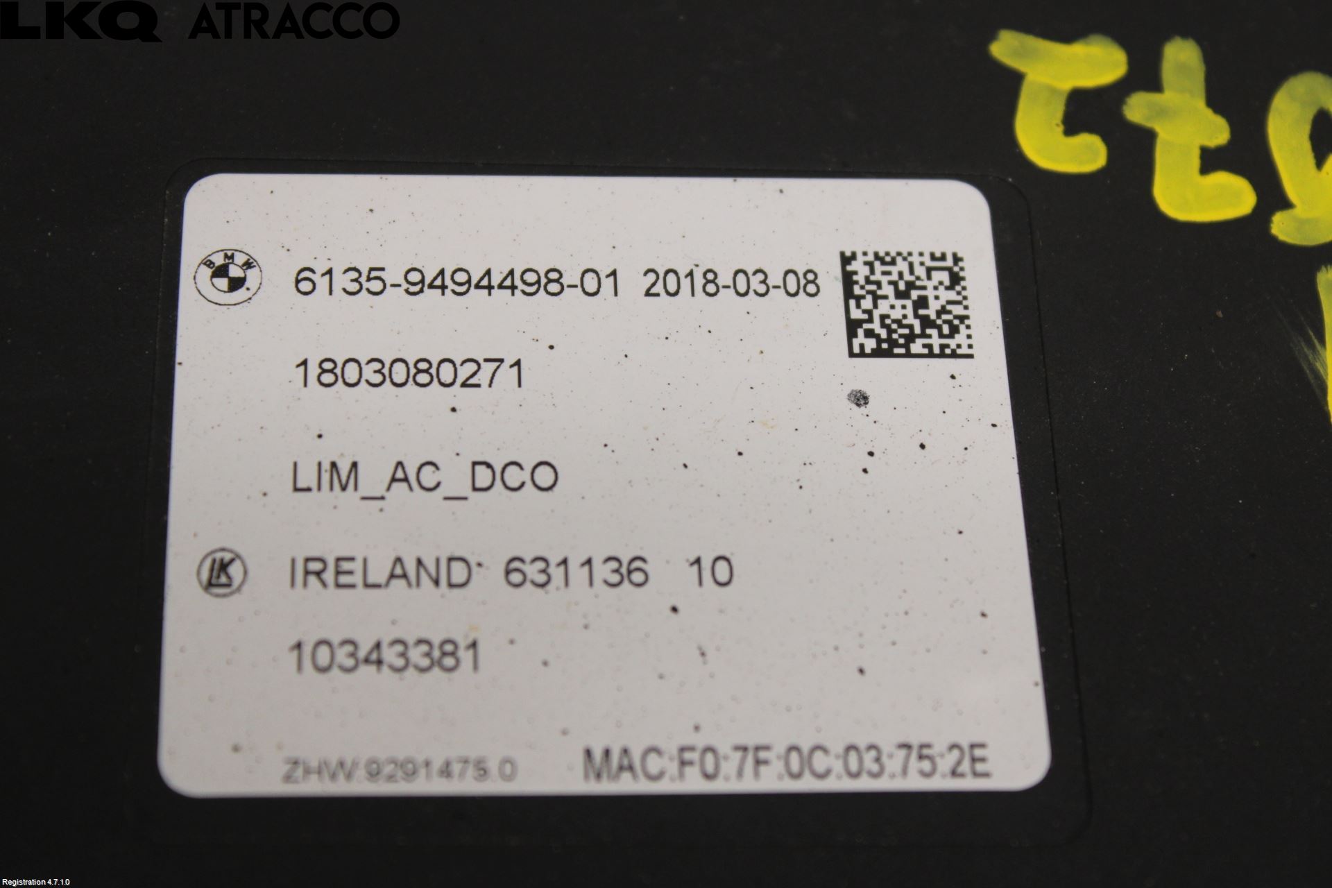 BMW i3 I01 13-22 Styreenhet Øvrig