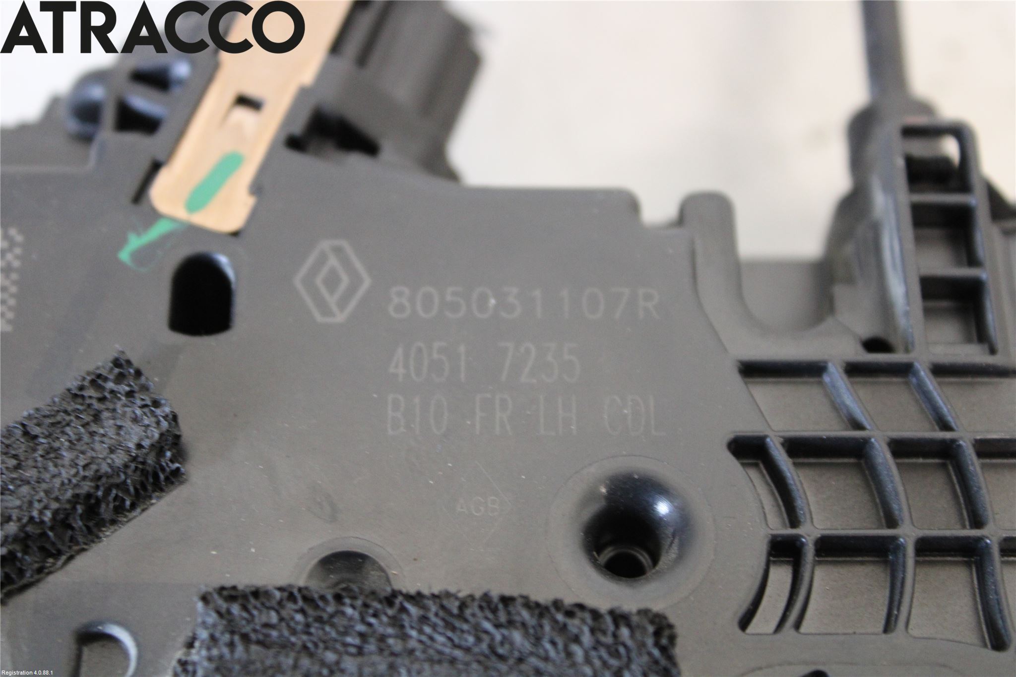 Renault ZOE/E-TECH 13- Dørlås - Låsekasse