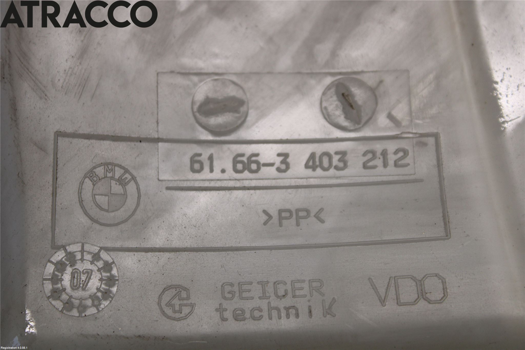 BMW X3 E83     03-10 Spylerbeholder Frontrute-Lykte