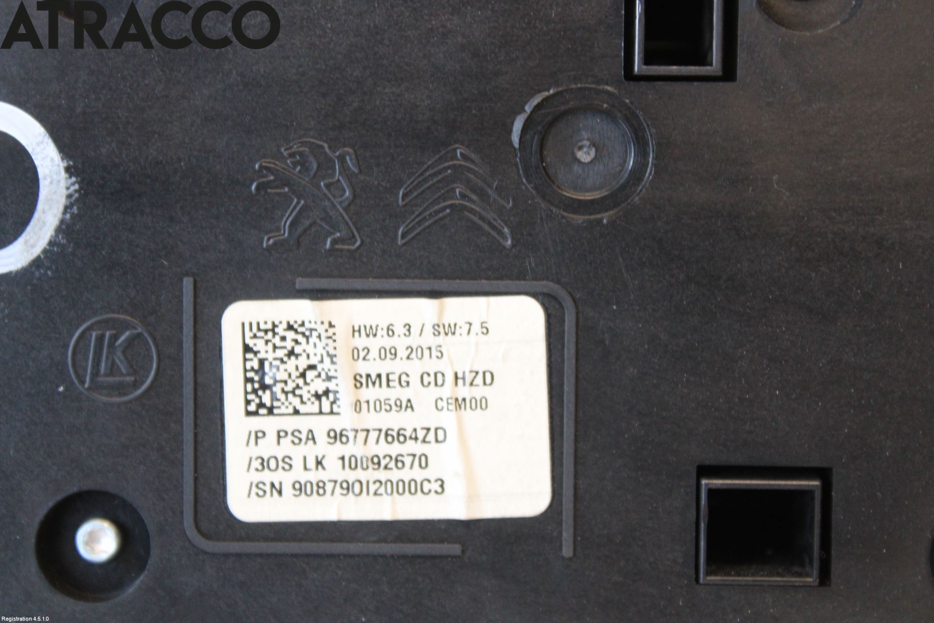 Peugeot 308 14-21 Bryter Multifunksjon