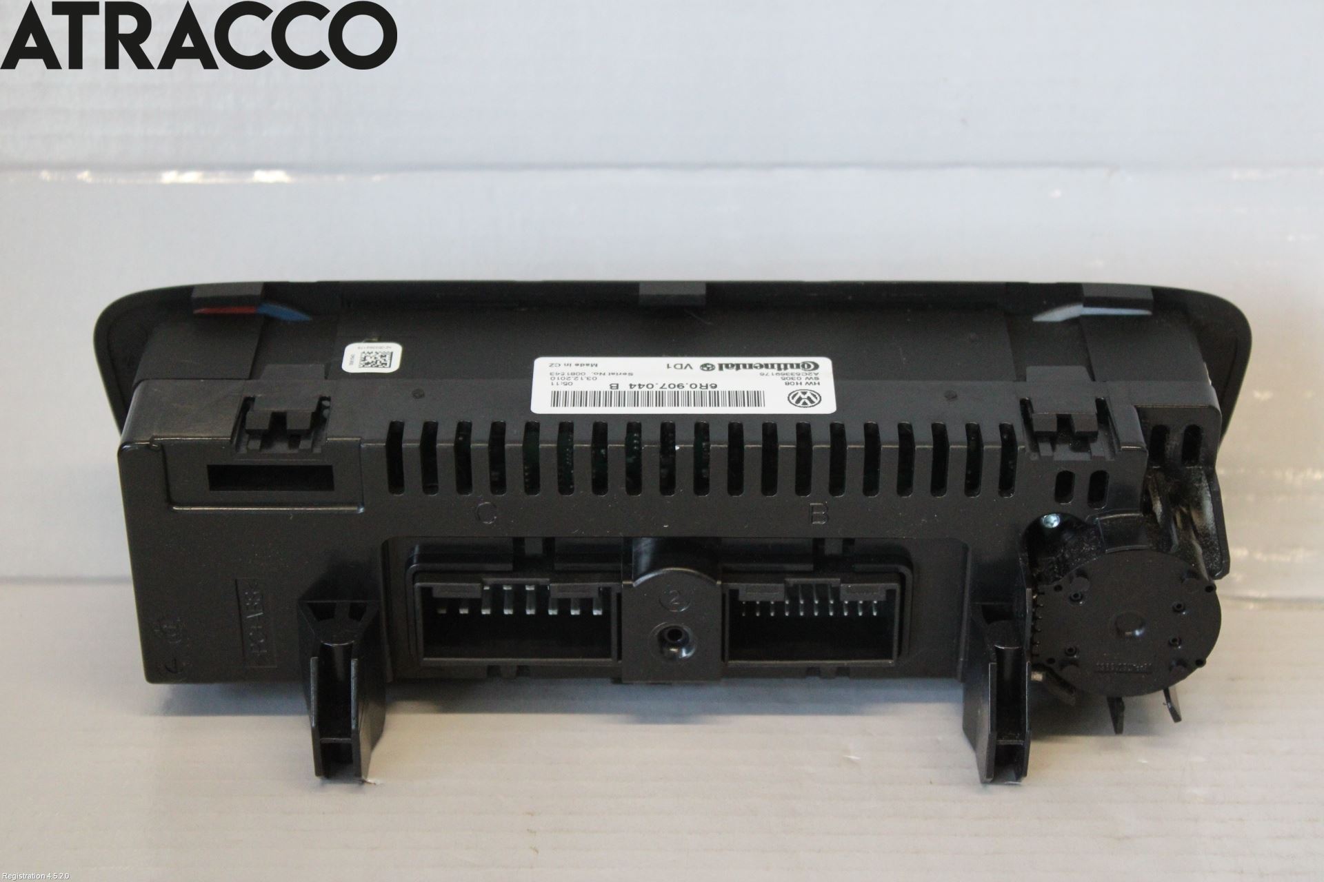 Volkswagen VW POLO 10-17 Varme Ac Betjening-Display