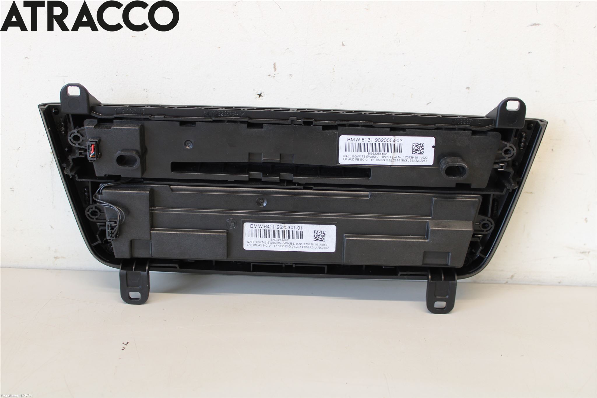 BMW 3 F30/F31/F80 12-19 Varme Ac Betjening-Display