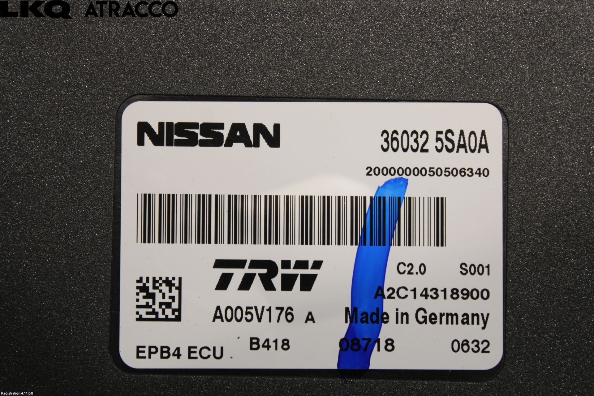 Nissan LEAF 18- Styreenhet Parkering