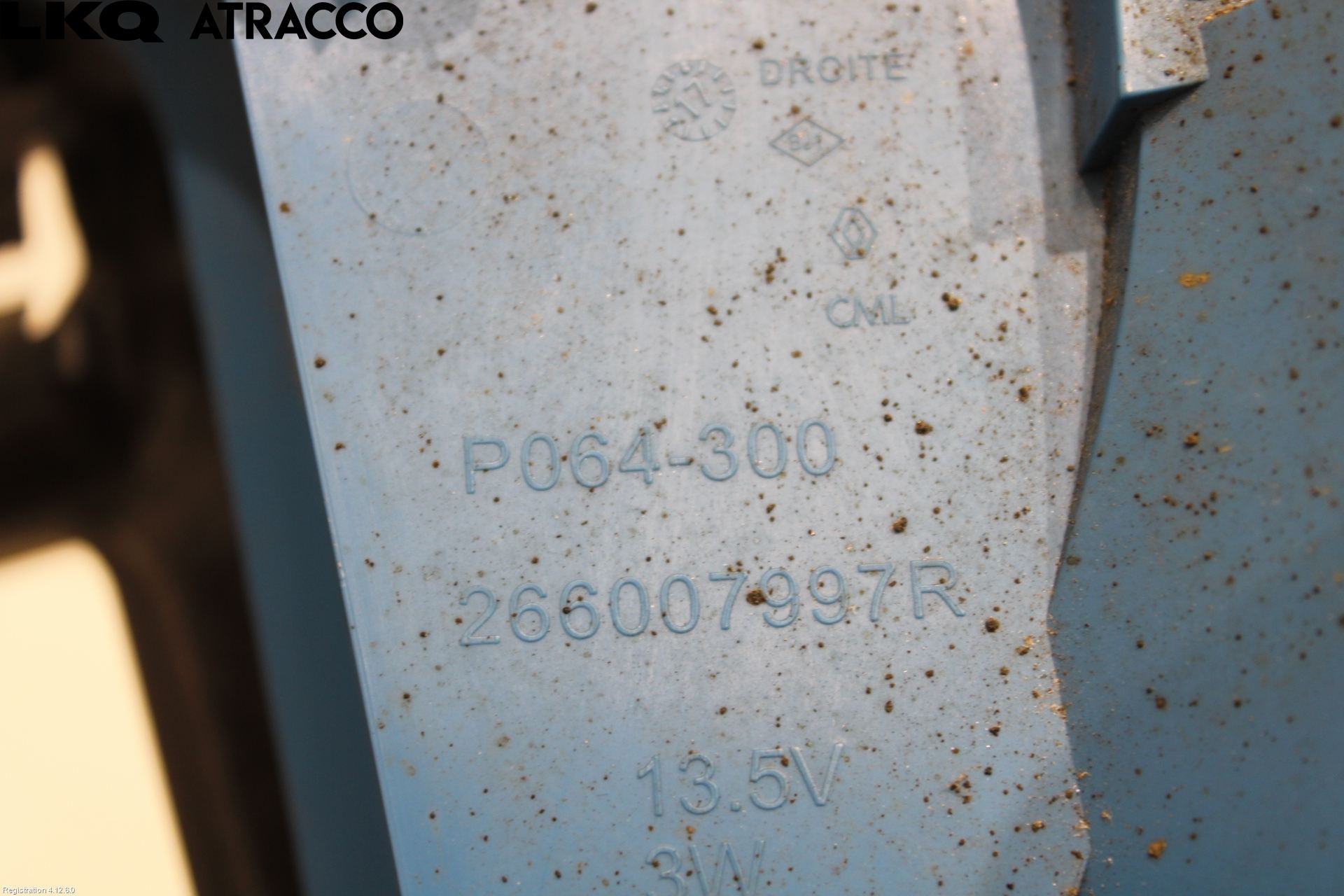 Renault ZOE/E-TECH 13- Frontlykt-Kurve-Tåkelys