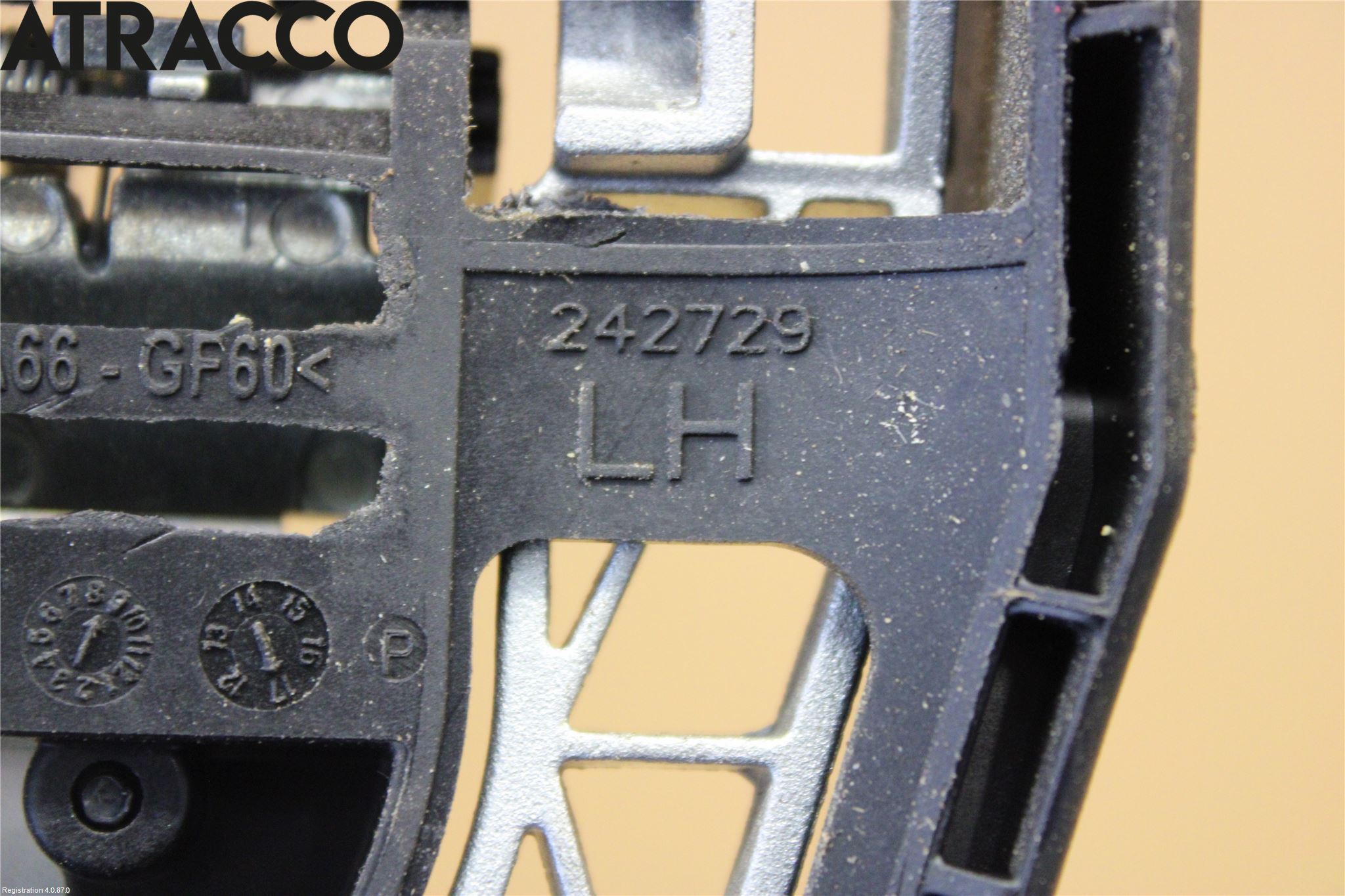 Citroen JUMPY/E-JUMPY 16- Dørhandtak Ytre Venstre