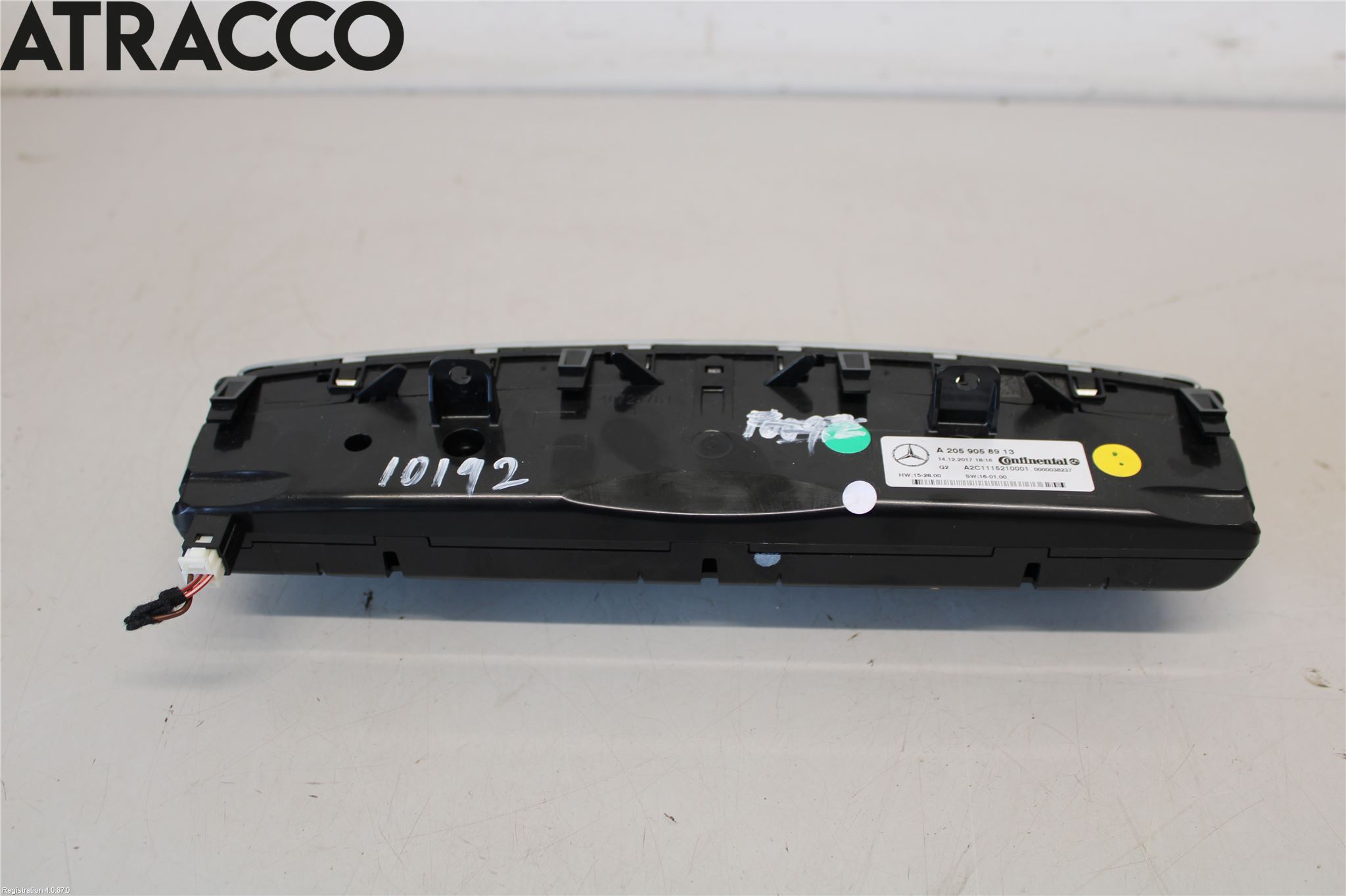 Mercedes-Benz MB C-KLASS (W205) 14-21 Varme Ac Betjening-Display
