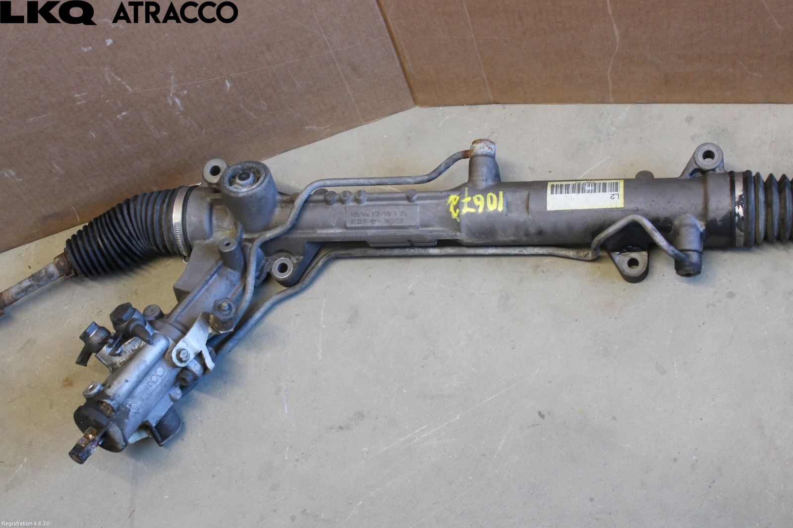 BMW 5 E60/61 Sed/Tou 02-10 Servo Snekke - Tannstang