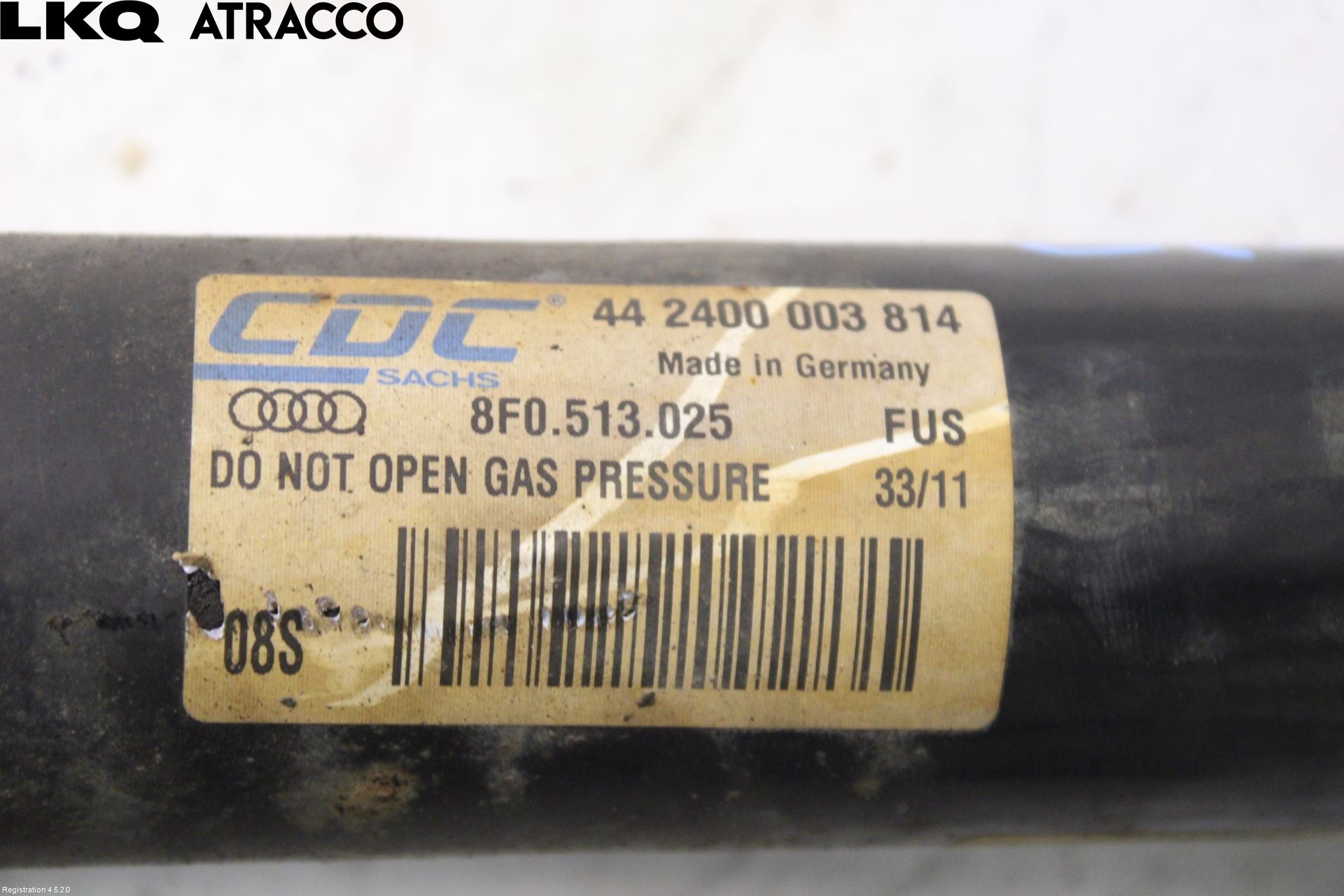 Audi S5 07- Støtdemper Bak