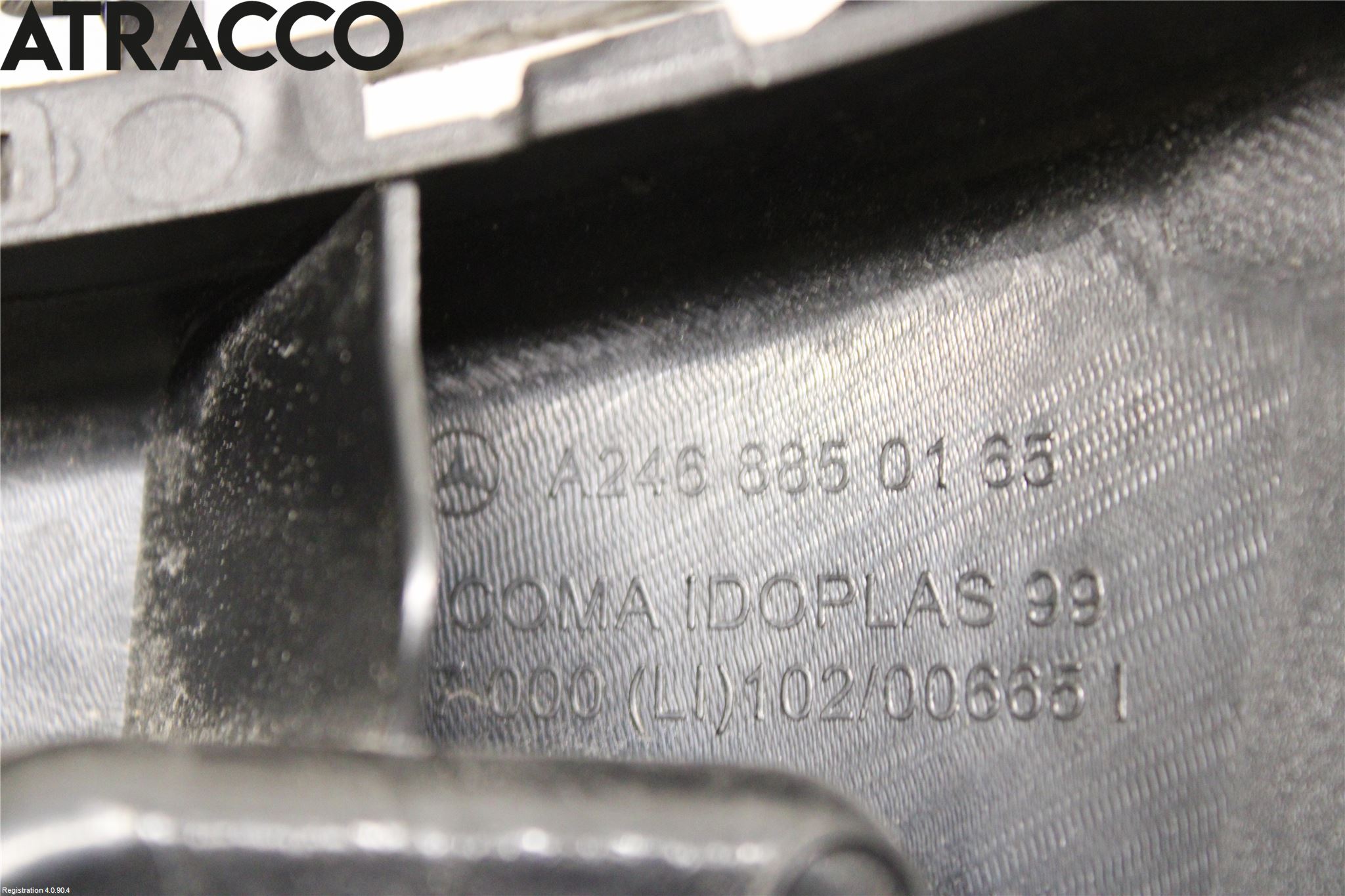Mercedes-Benz MB B-KLASS (W246/W242) 12-19 Støtfangerfeste Bak Venstre