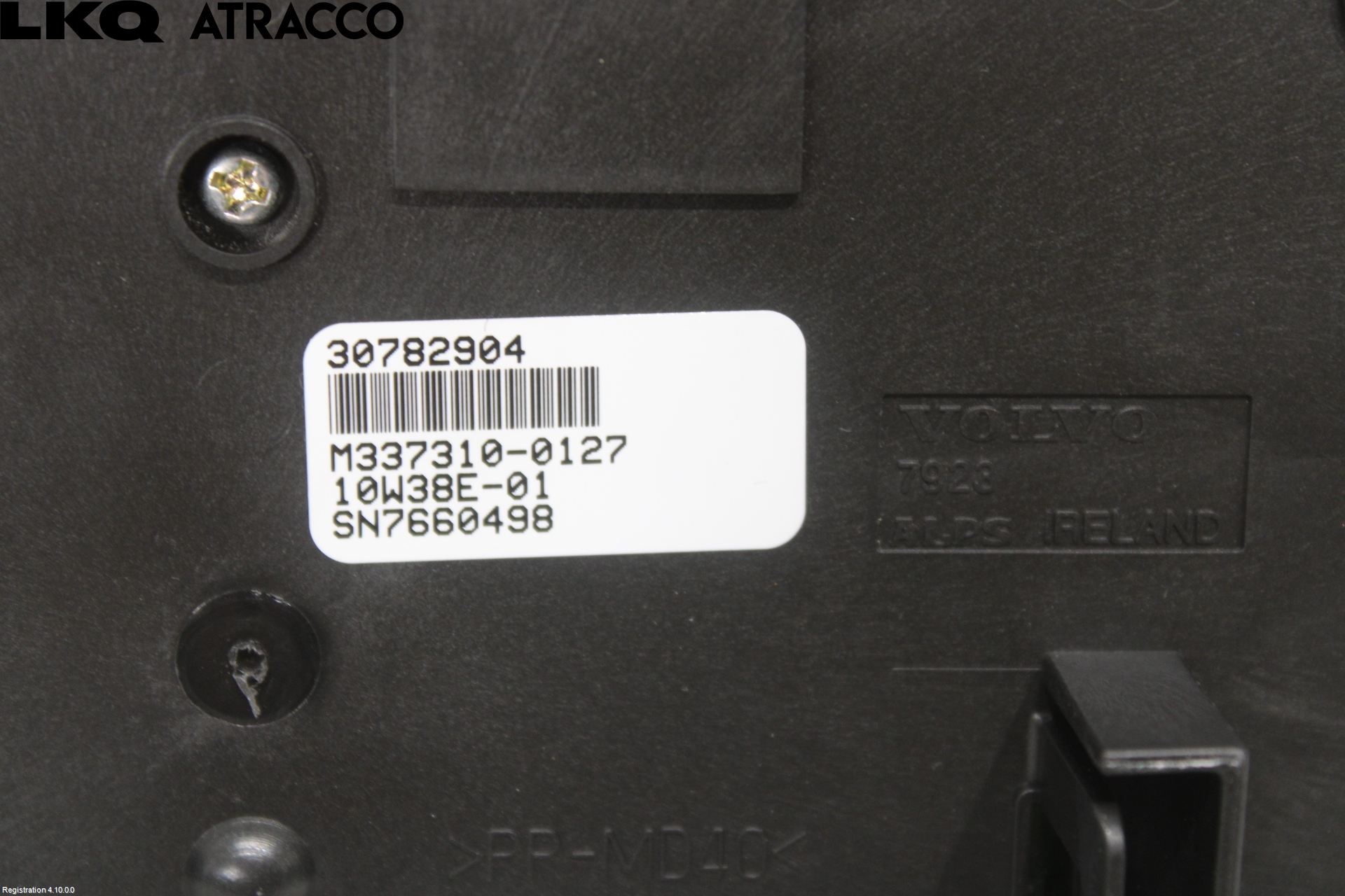 Volvo V70 08-13 Varme Ac Betjening-Display