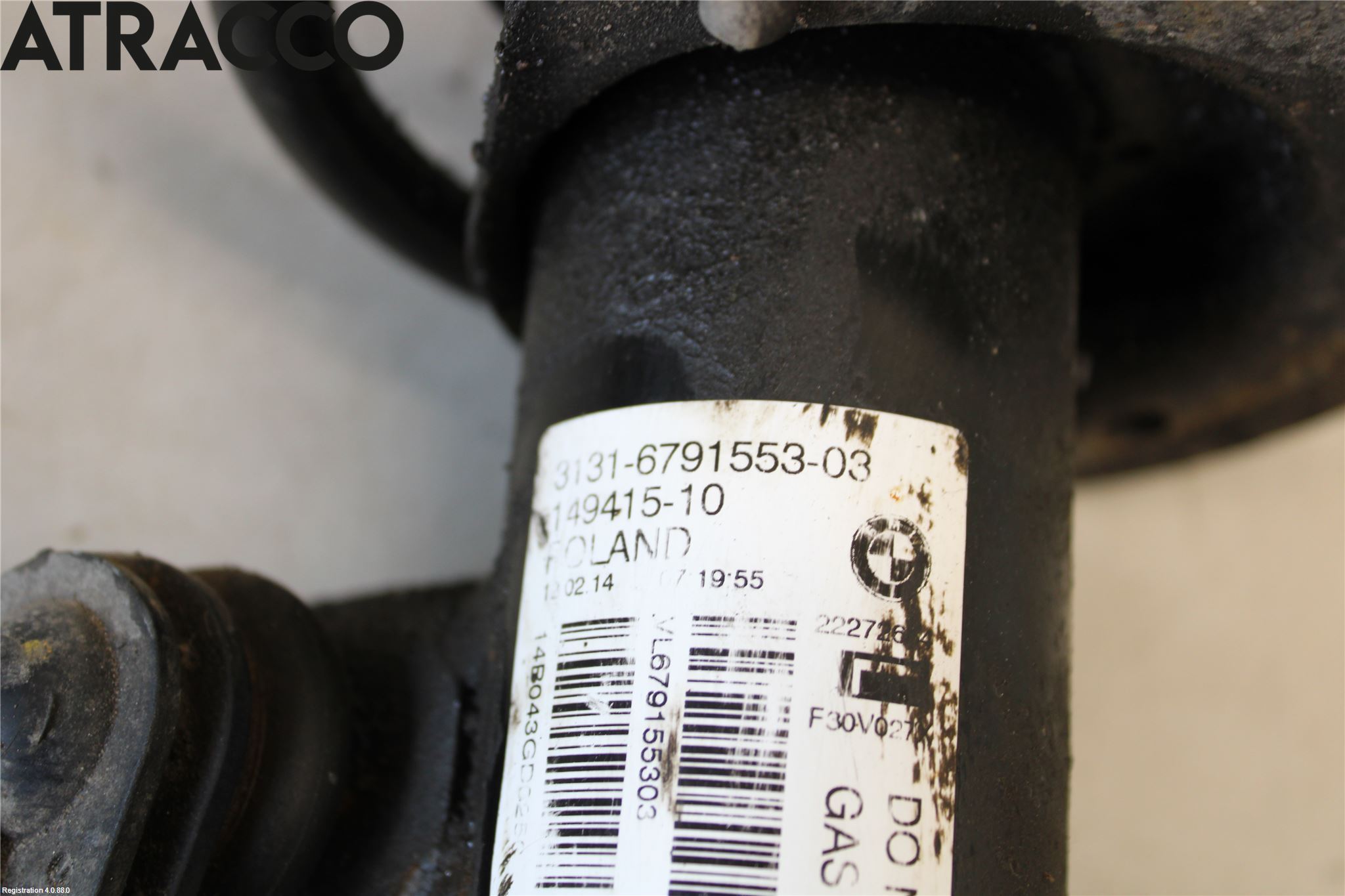 BMW 3 F30/F31/F80 12-19 Fjærbein Foran Høyre