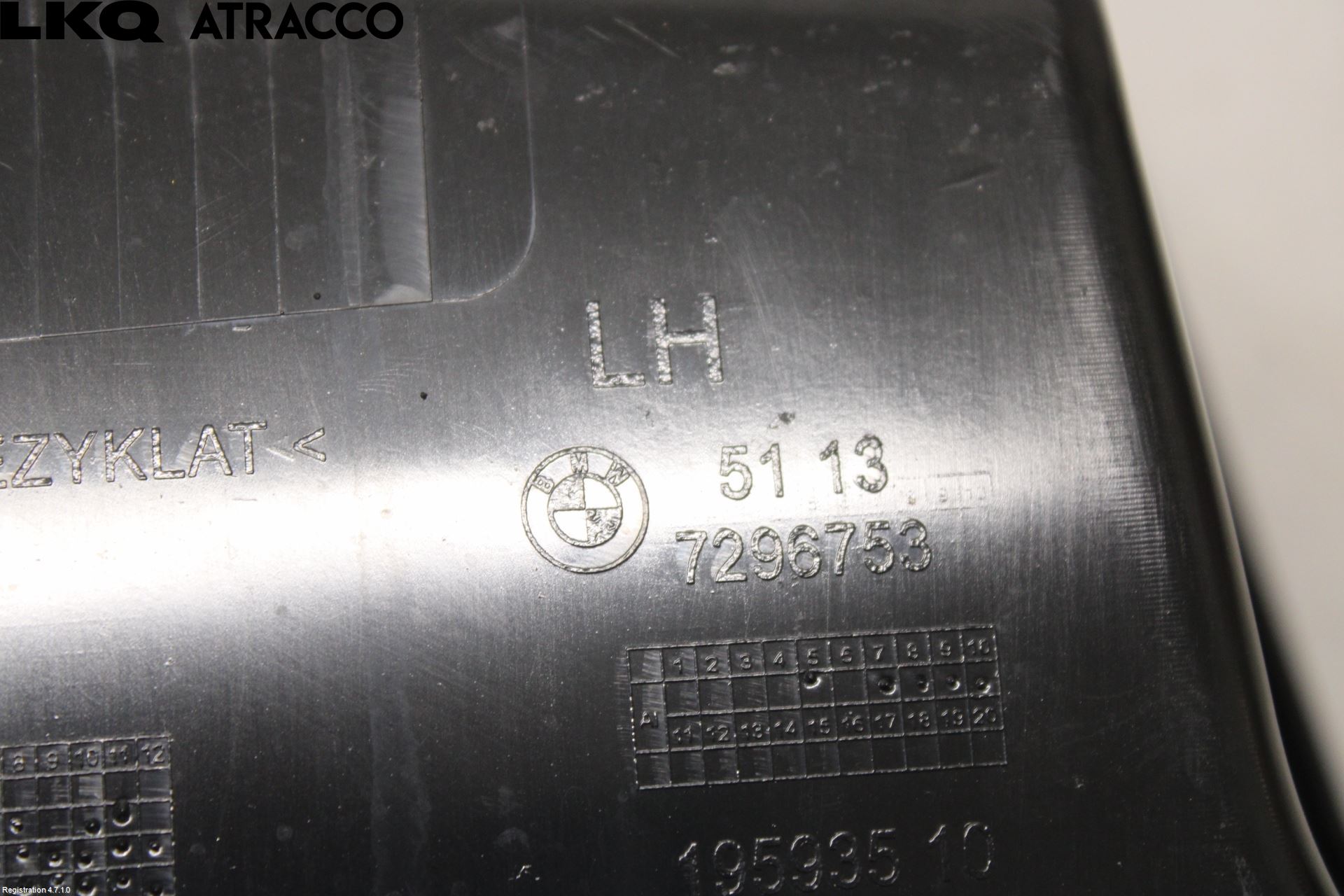 BMW i3 I01 13-22 Skjerm Bak V