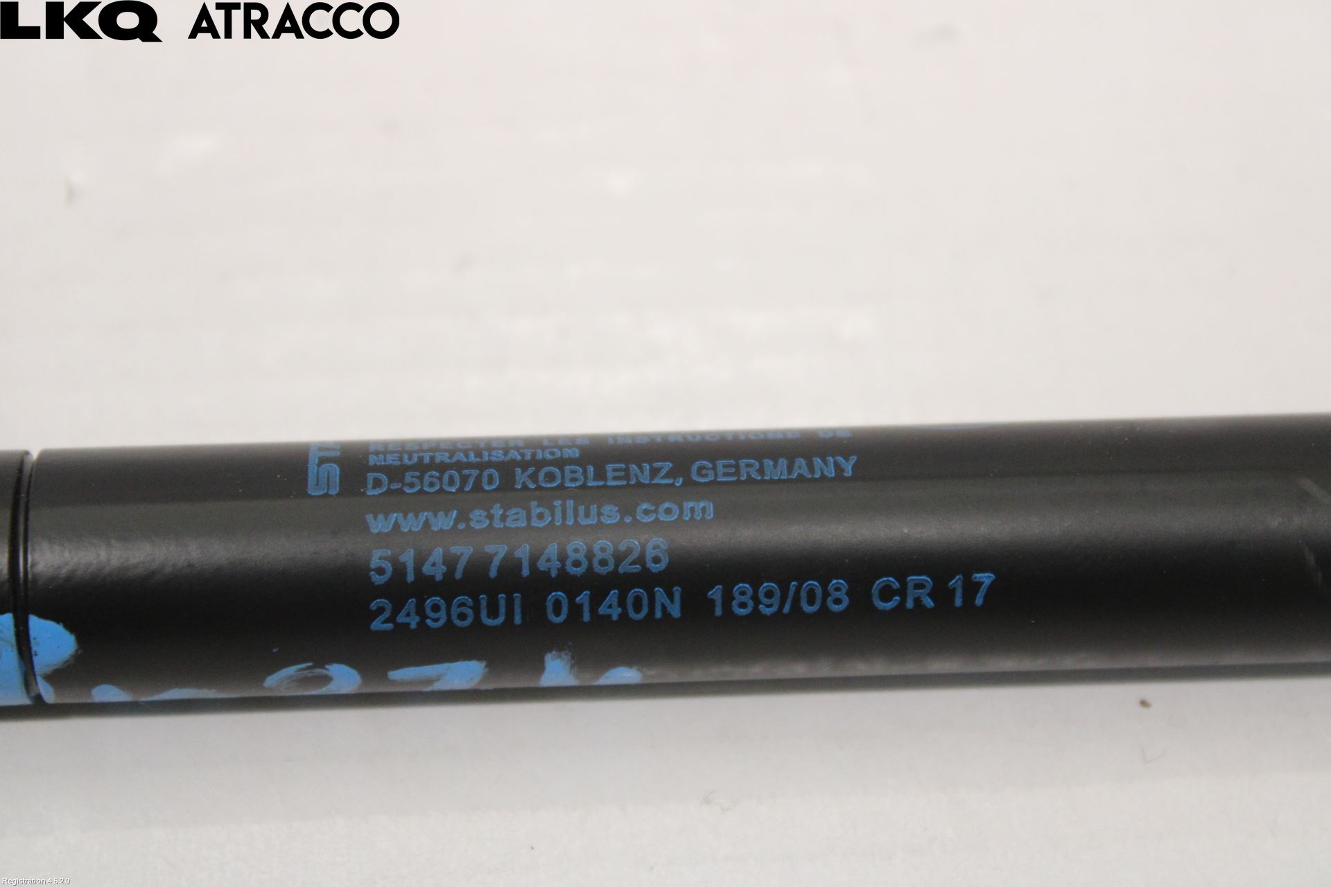 BMW 5 E60/61 Sed/Tou 02-10 Bakluke Demper-Gassfjær