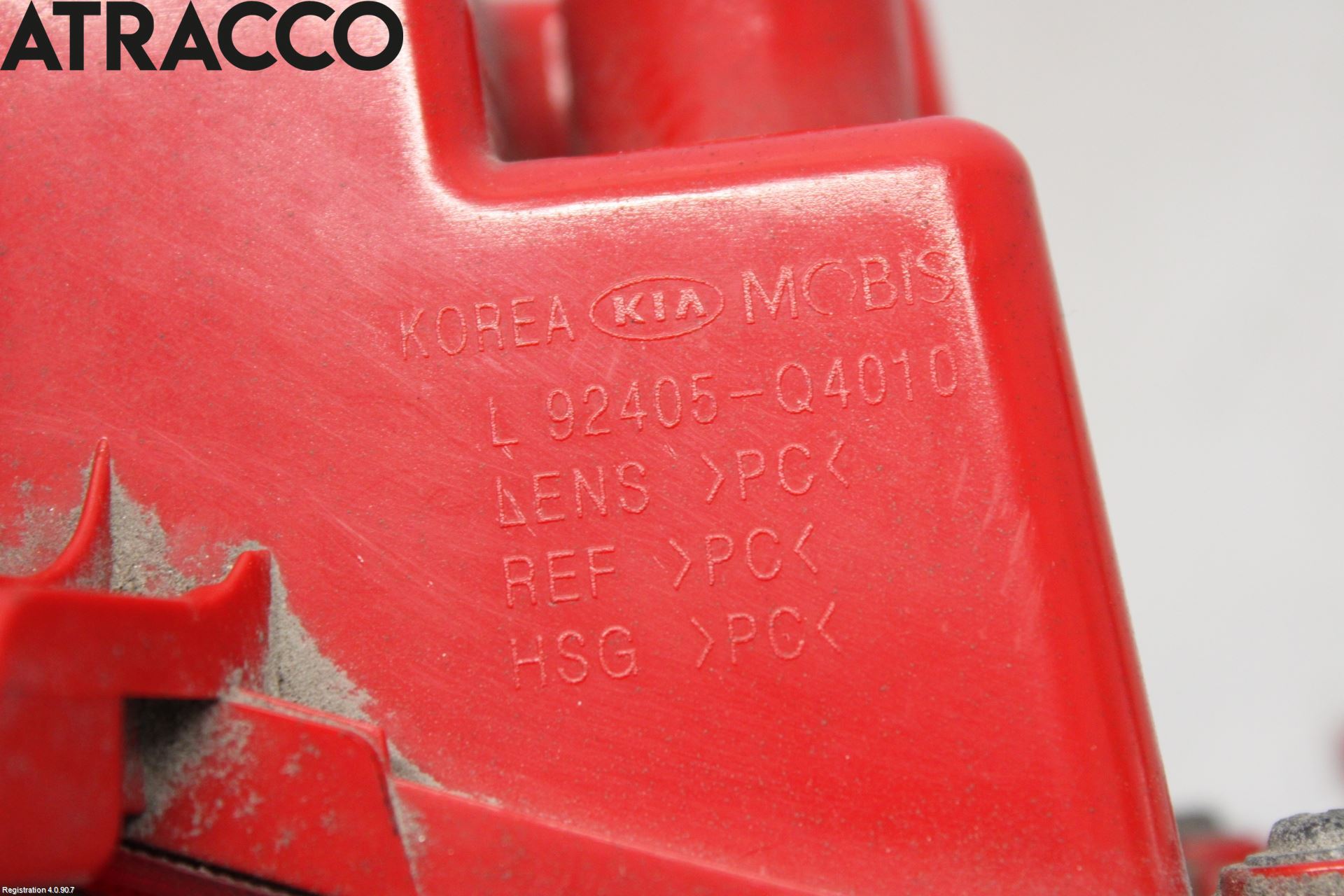 Kia NIRO (DE) 17-22 Baklykt Ryggelys-Tåkelys