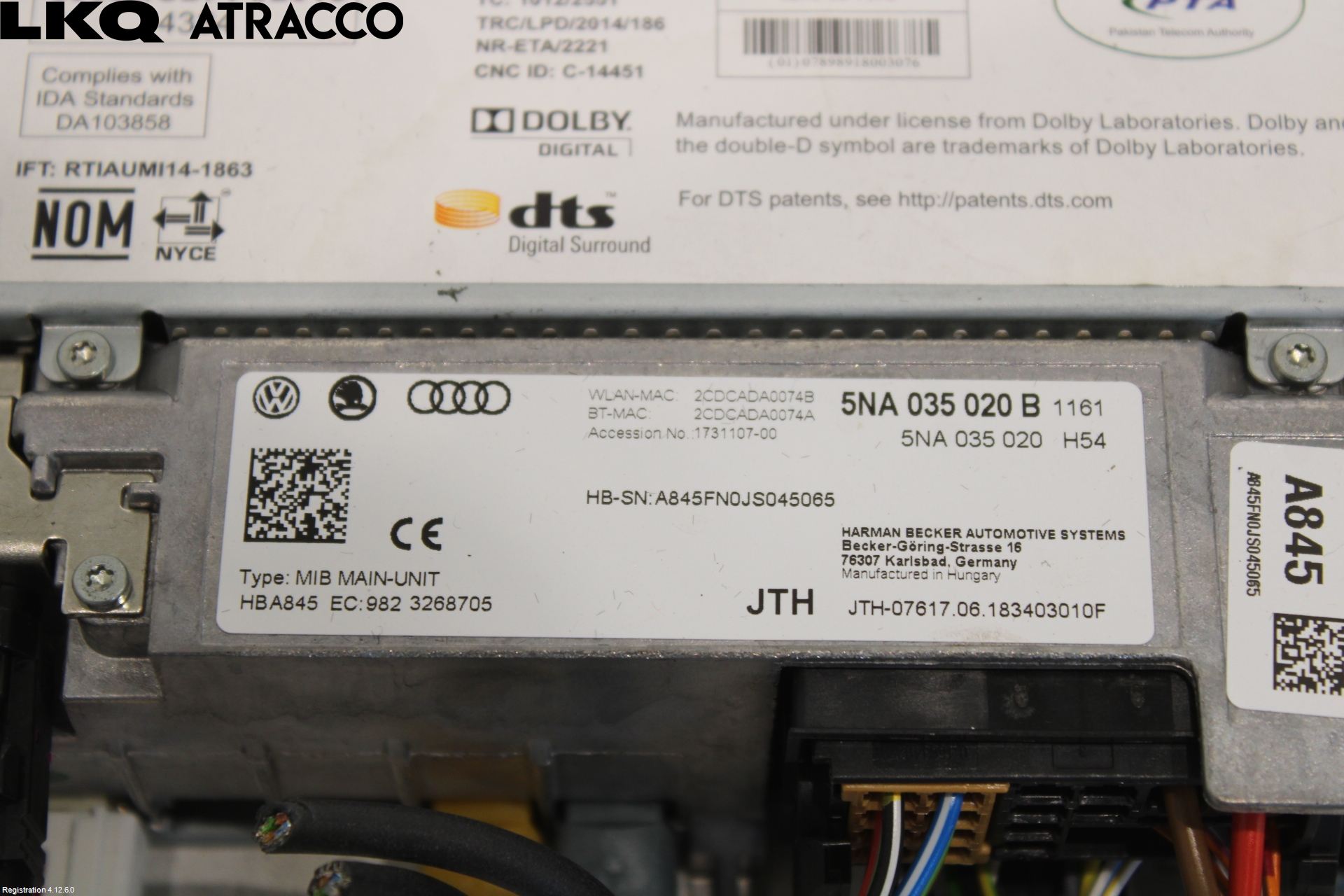 Volkswagen VW GOLF / E-GOLF VII 13-20 Gps Navigator