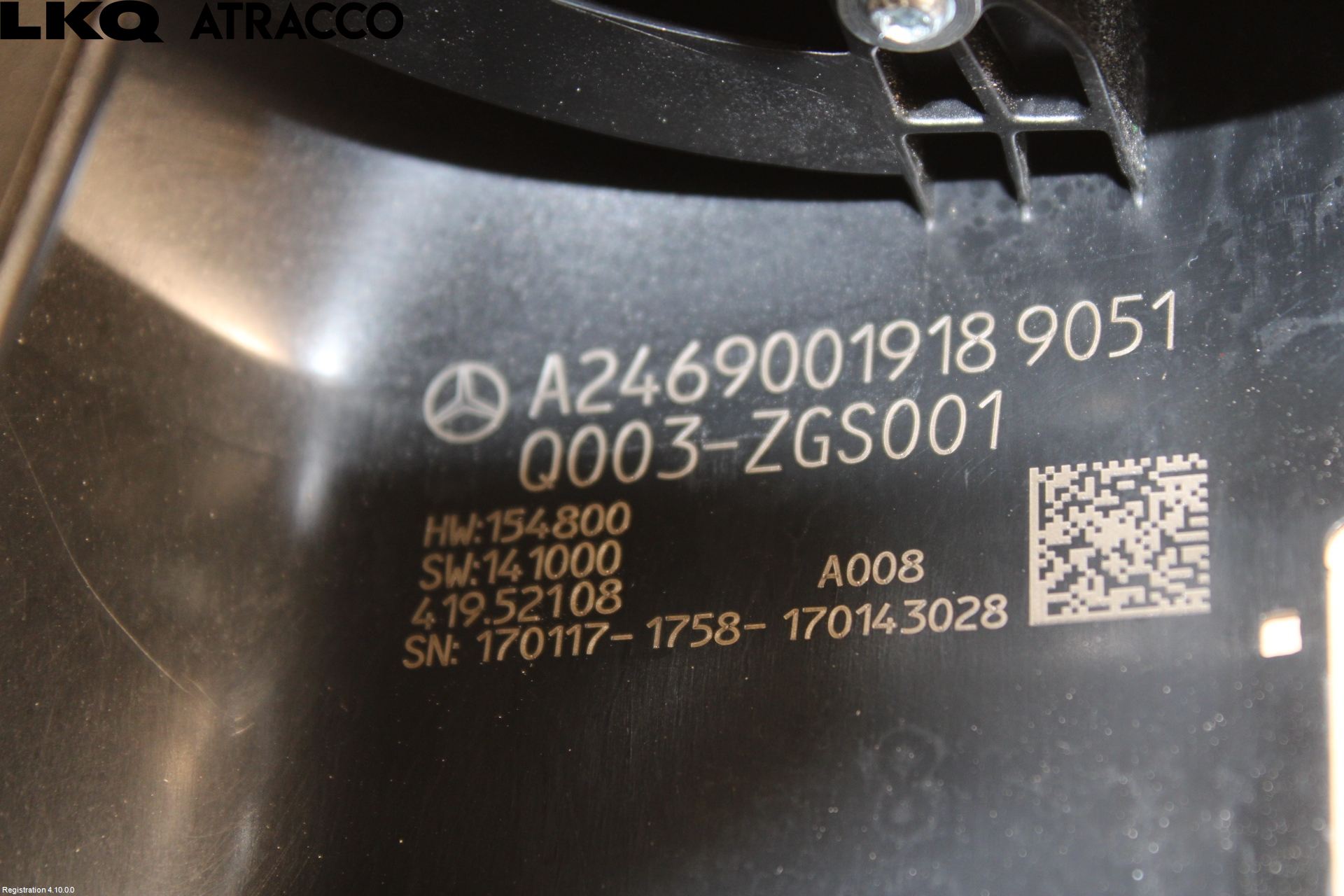 Mercedes-Benz MB B-KLASS (W246/W242) 12-19 Bryter Ratt Kombi H Og V