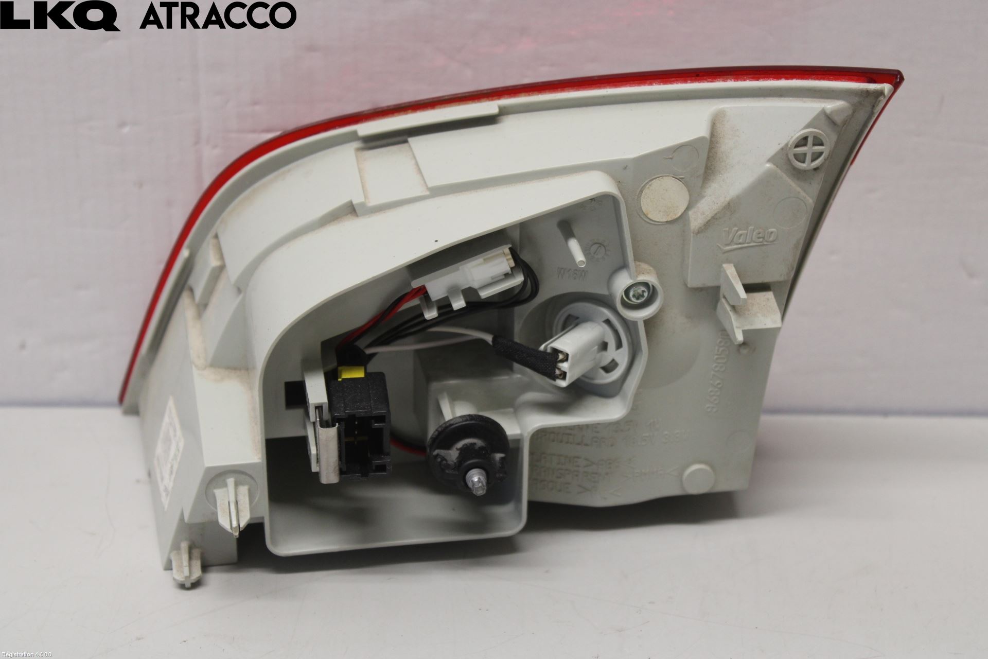 Peugeot 508 11-18 Baklykt Venstre  På Luke(Indre