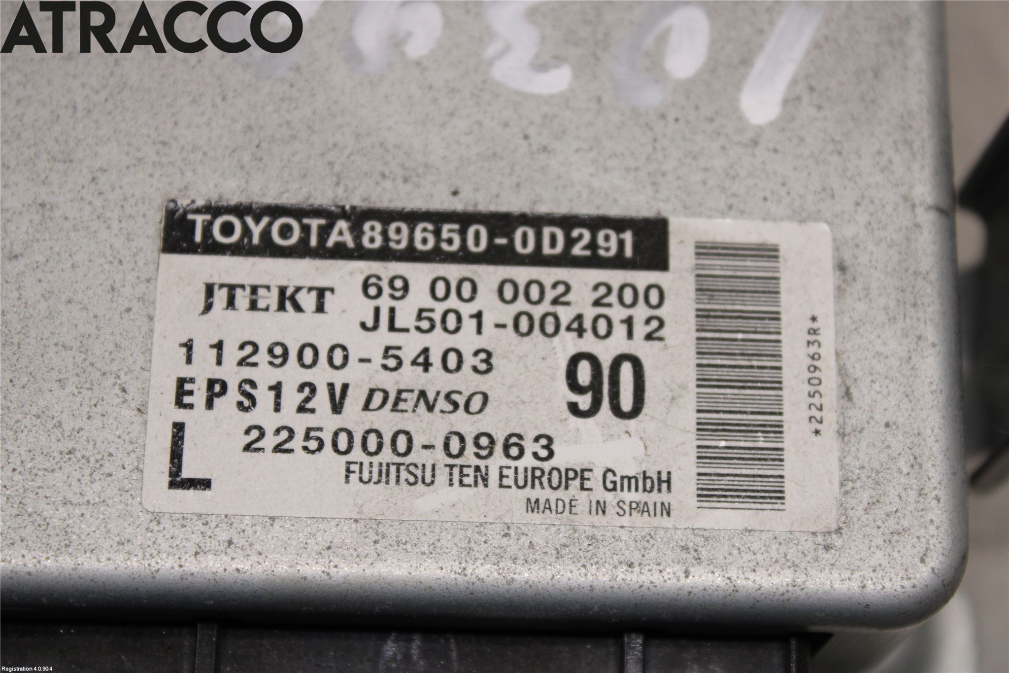 Toyota YARIS XP130 12-14 Styreenhet Styreservo