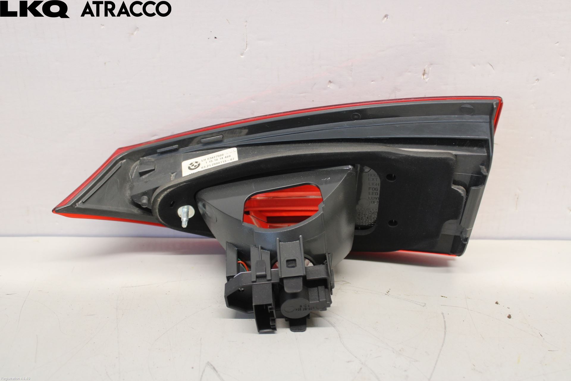 BMW X1 E84 10-15 Baklykt Venstre  På Luke(Indre