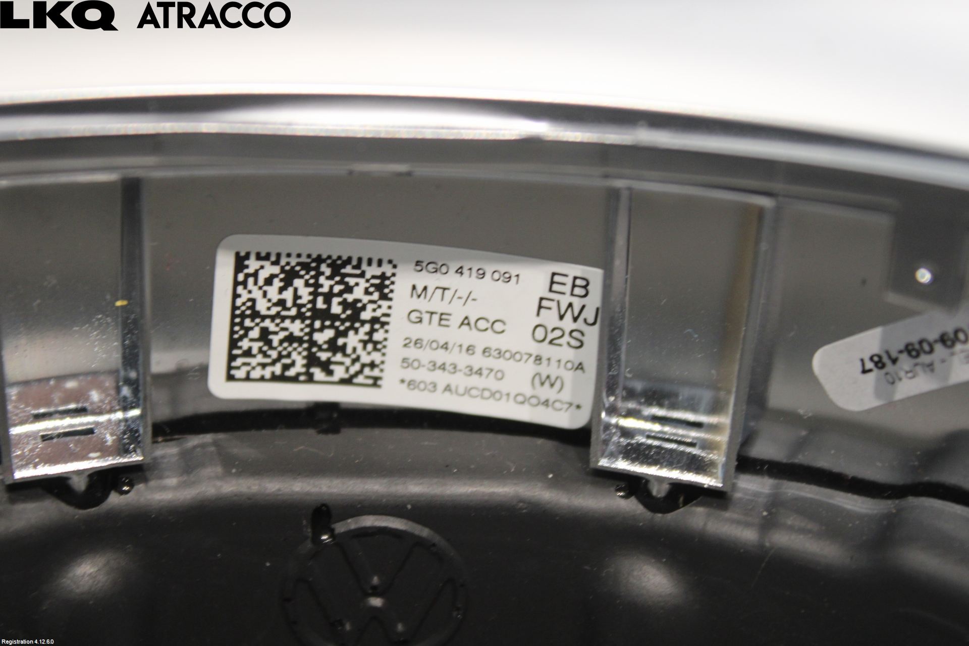 Volkswagen VW GOLF / E-GOLF VII 13-20 Ratt