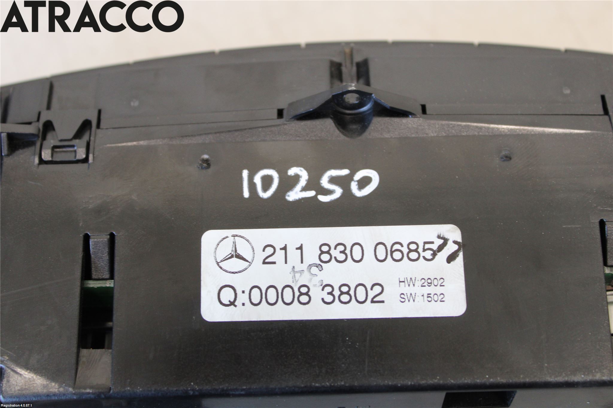 Mercedes-Benz MB E-KLASS (W211) 02-09 Varme Ac Betjening-Display