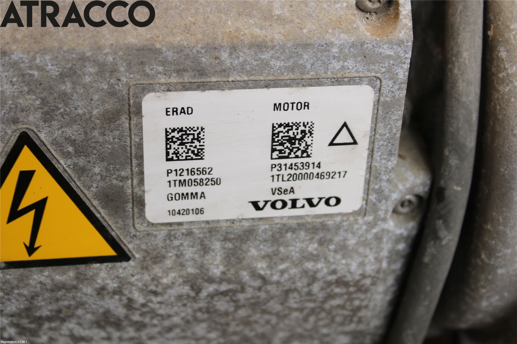 Volvo V60 19- Motor Elektrisk Fram