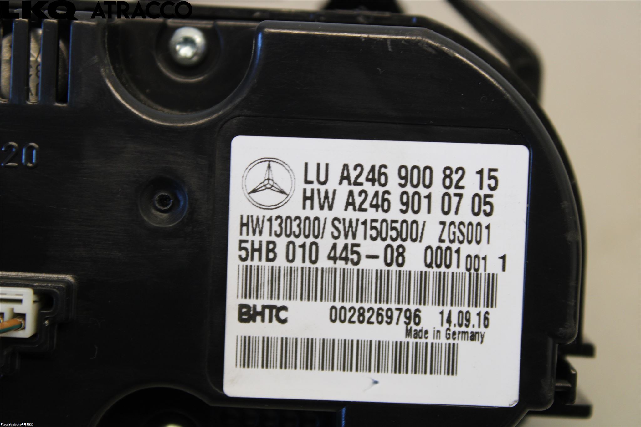 Mercedes-Benz MB CLA-KLASS (C117/X117) 13-19 Varme Ac Betjening-Display