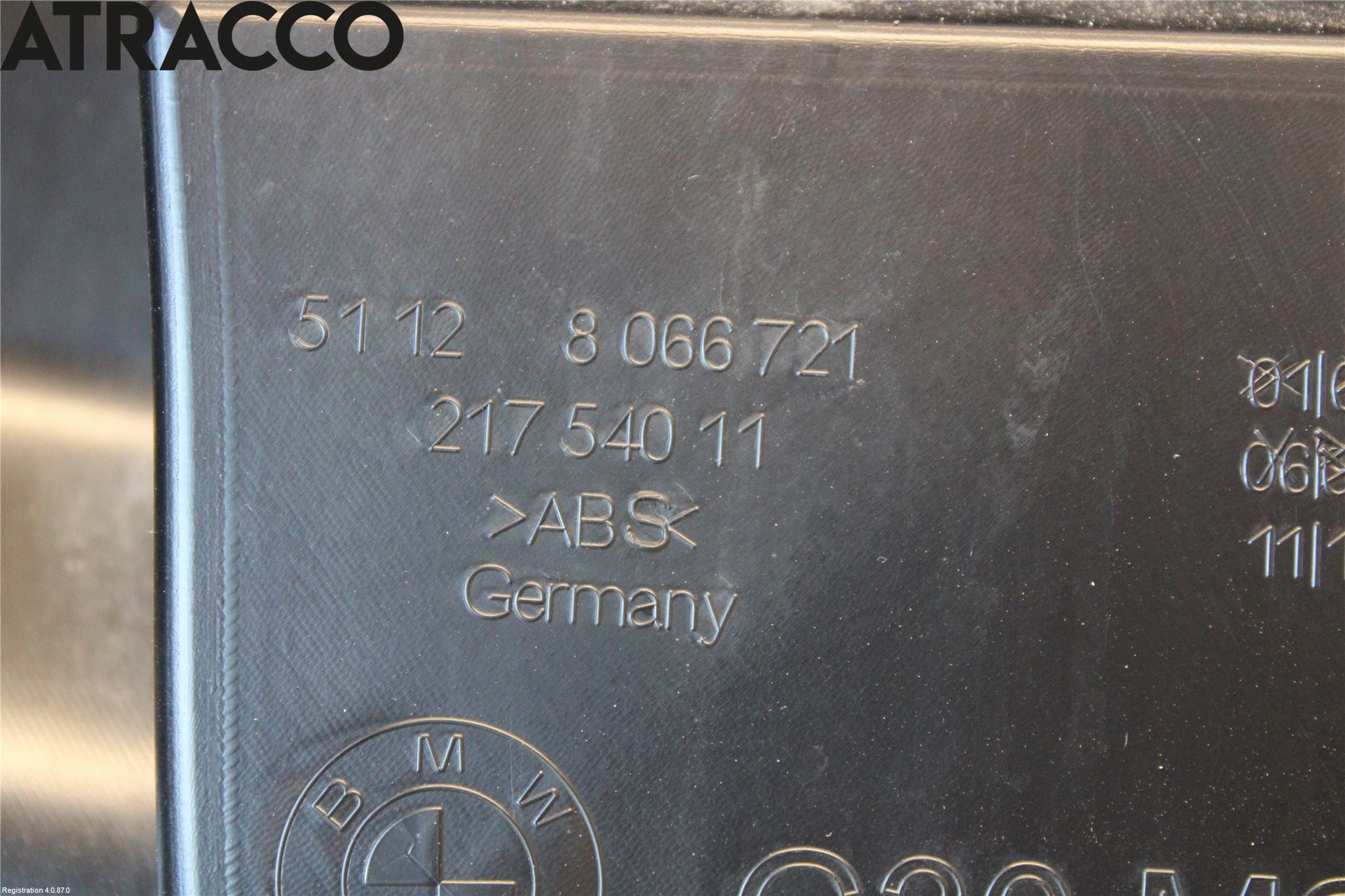 BMW 5 G30/G31/F90 17-23 Støtfanger Bak Hjørne Venstre