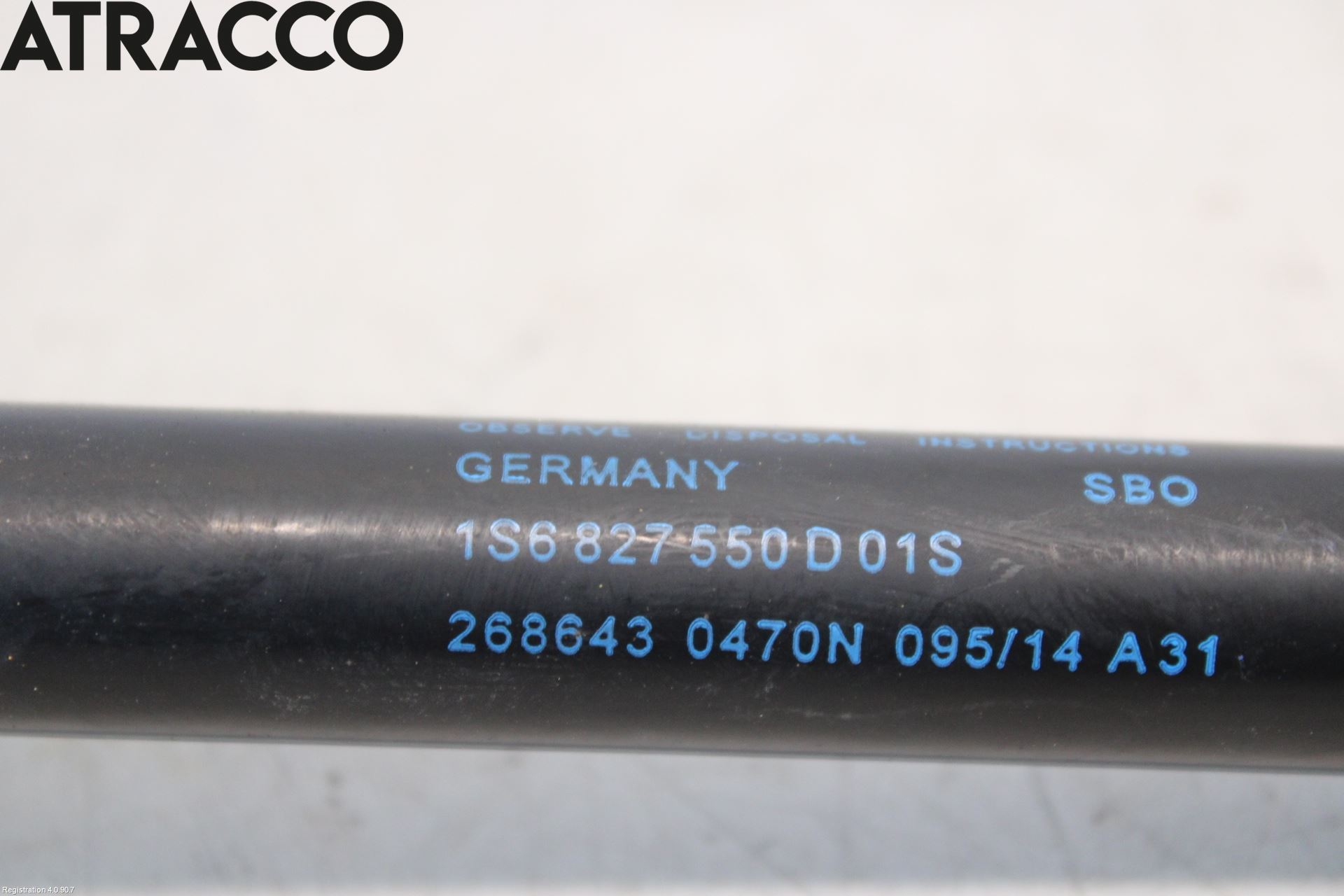 Volkswagen VW UP! / E-UP! Bakluke Demper-Gassfjær