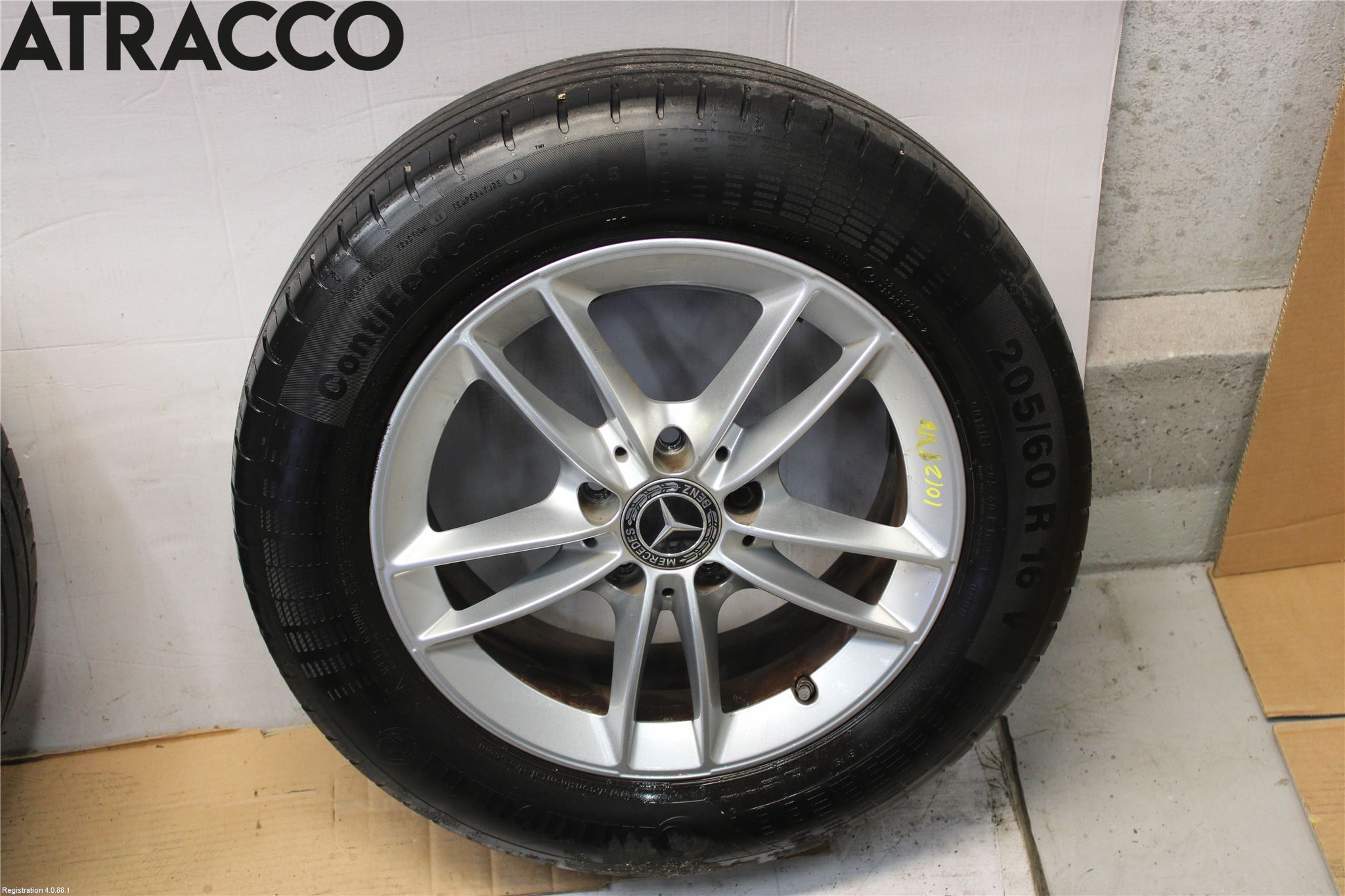 Mercedes-Benz MB B-KLASS (W246/W242) 12-19 Felg Aluminium Sett 4Stk