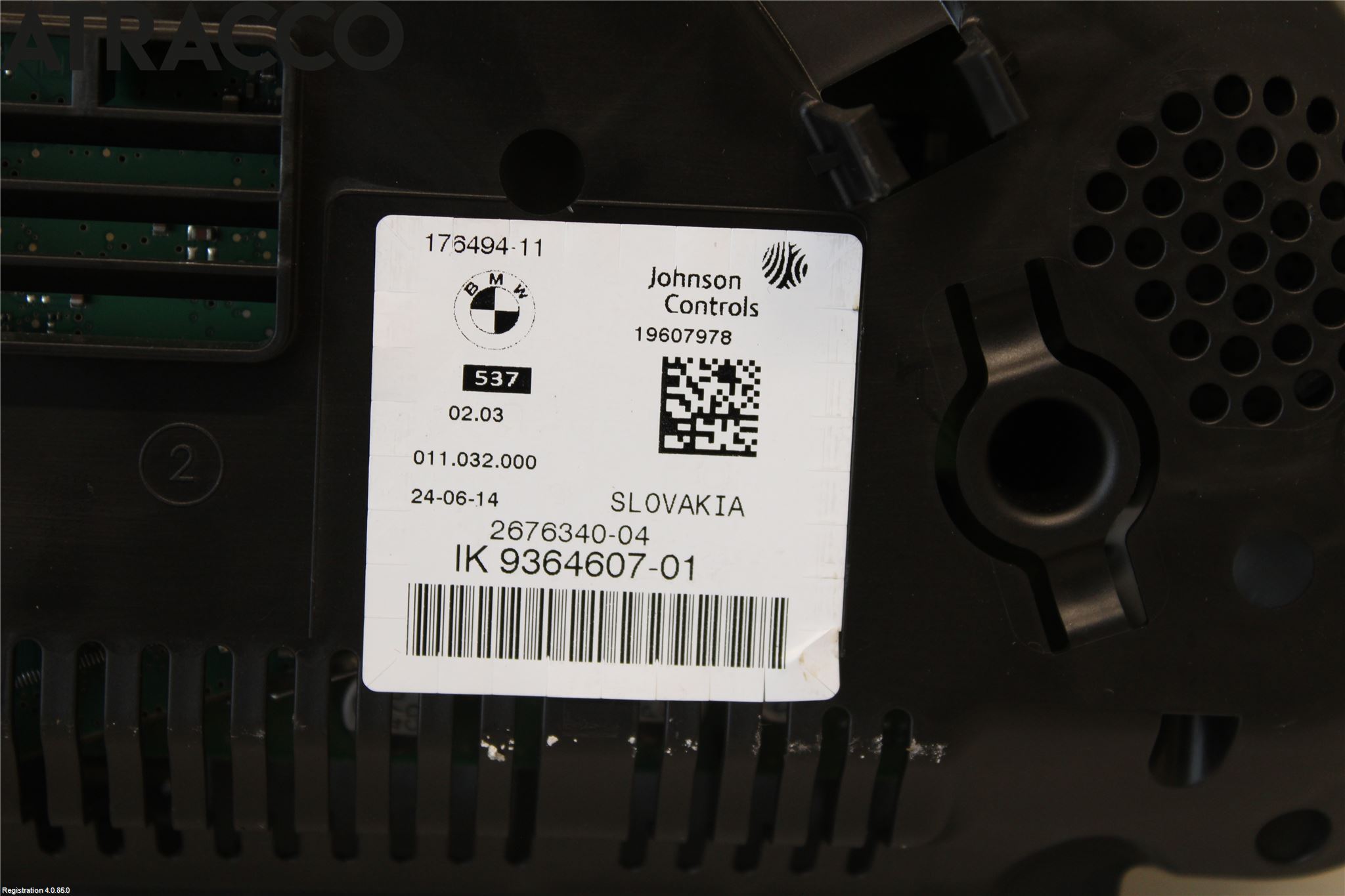 BMW 5 F10/F11/F18 09-17 Instr Kombinert
