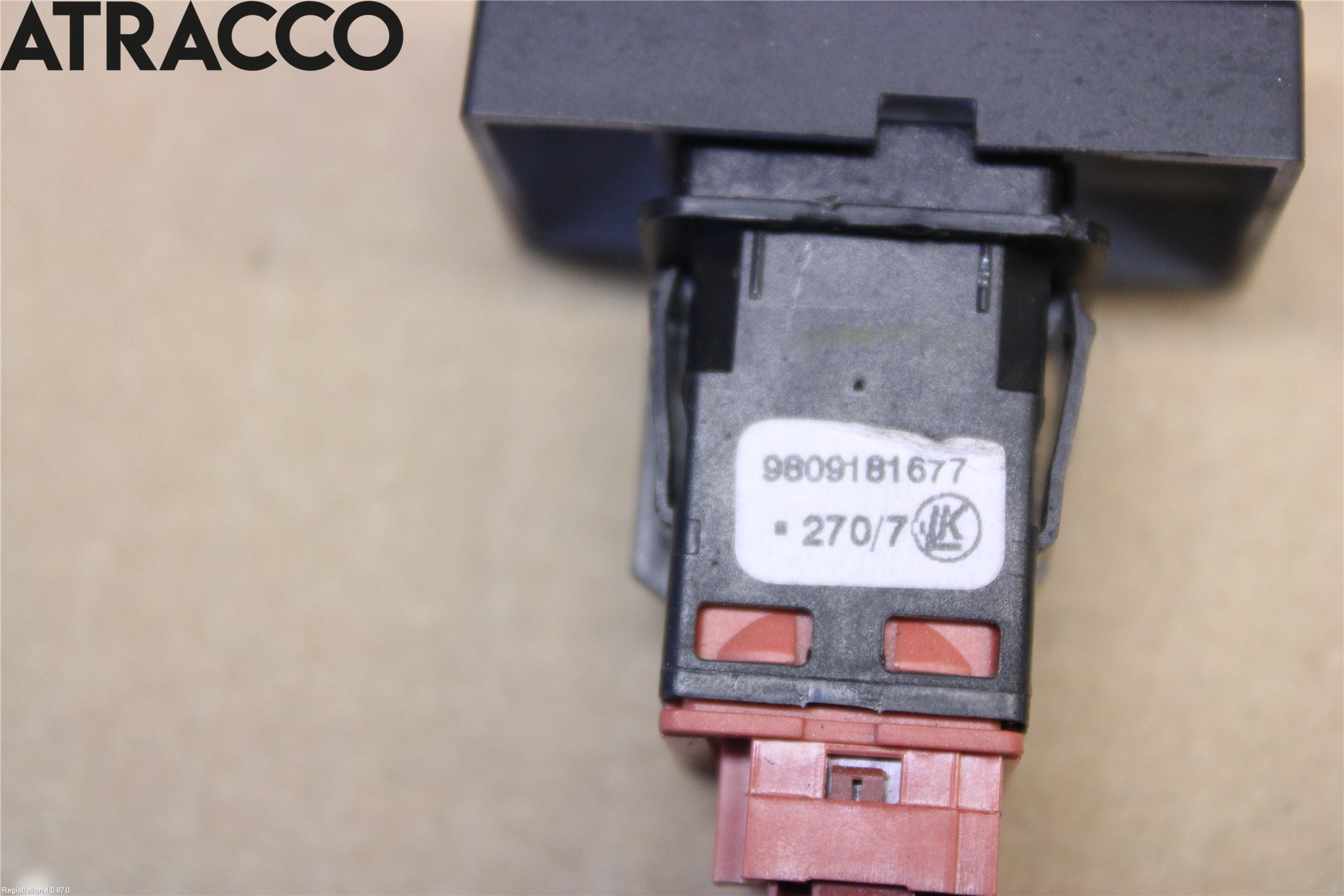 Citroen JUMPY/E-JUMPY 16- Bryter Varsel (Nødblink)